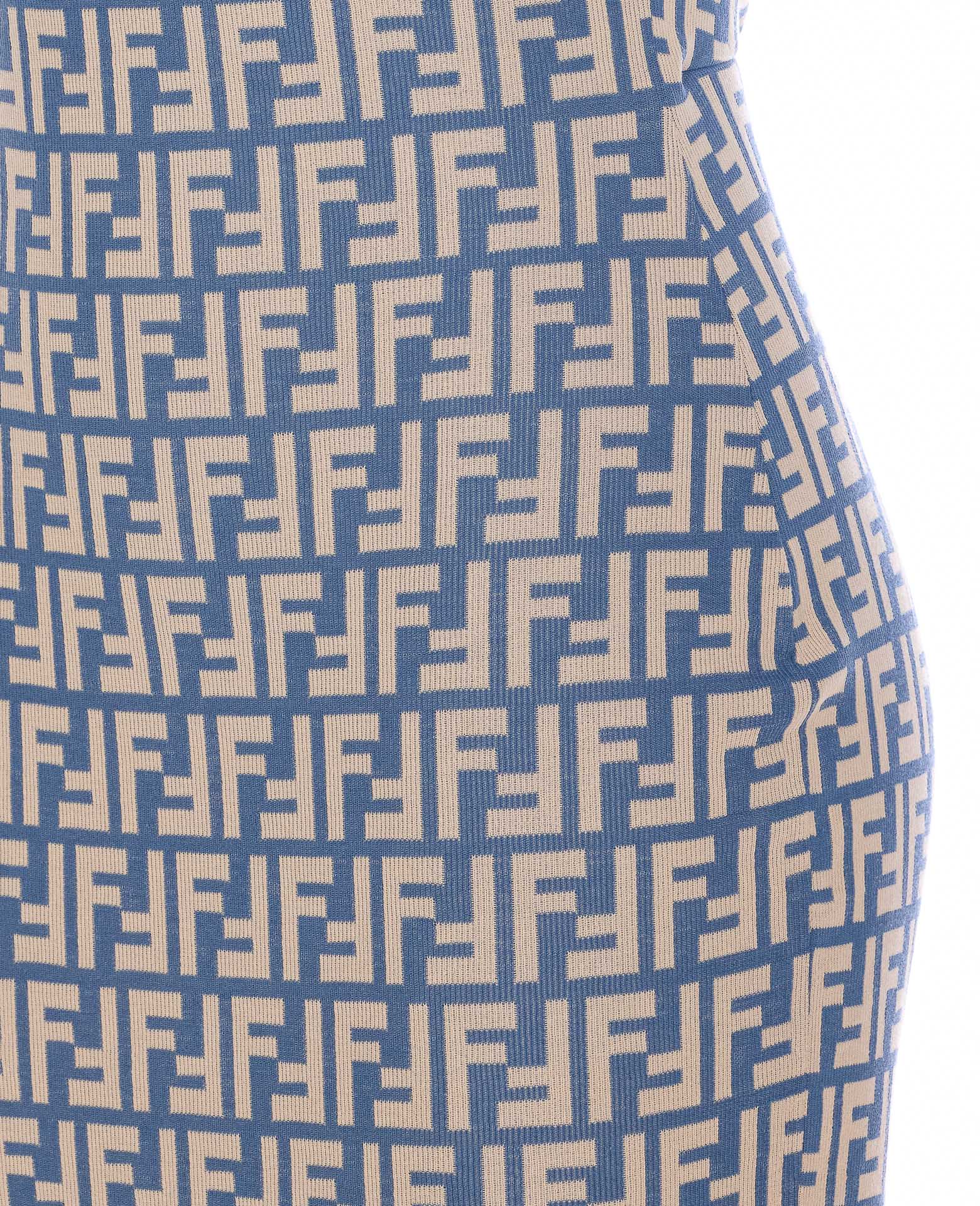 Fendi Dresses Blue Cotton