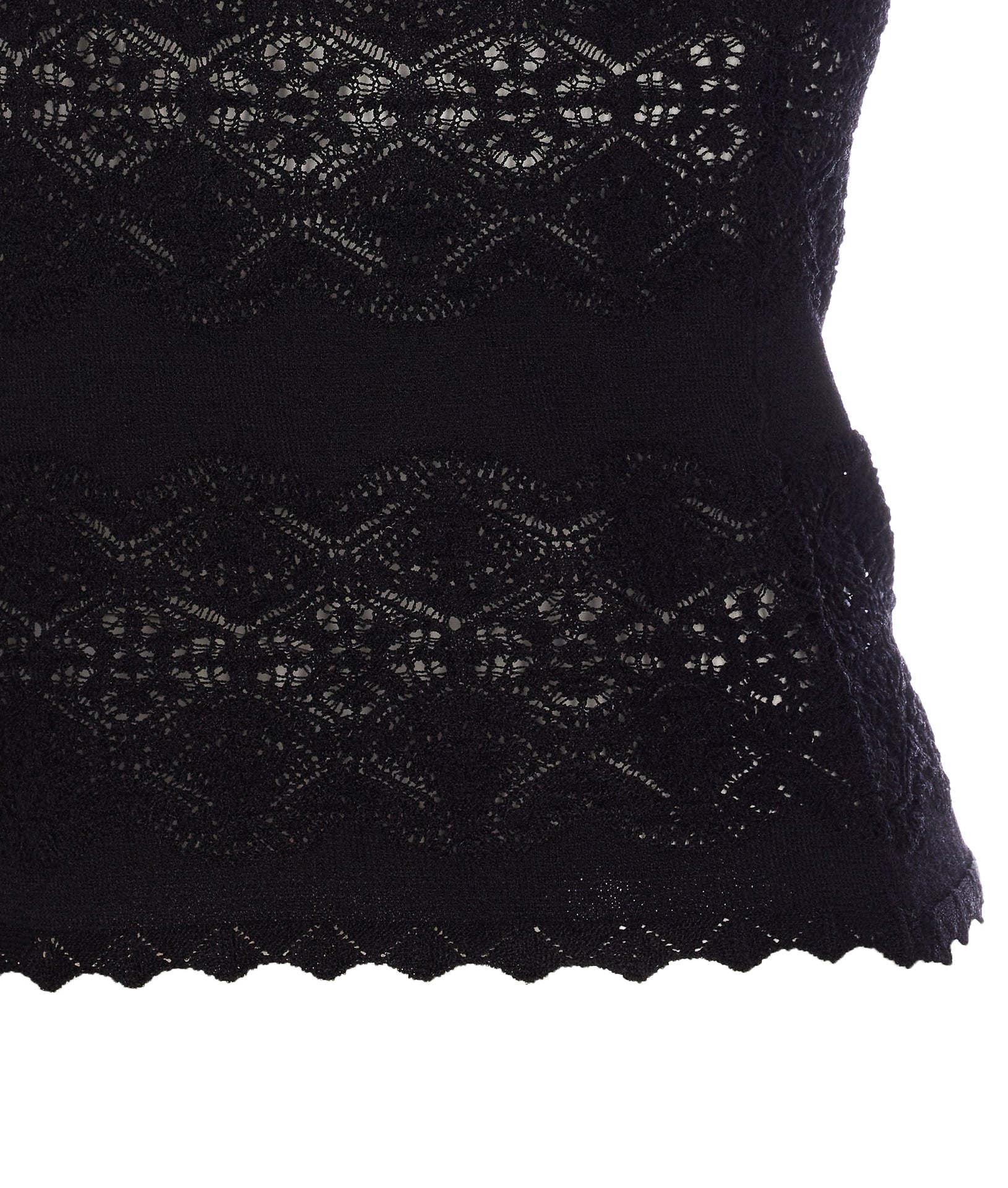 Twin-Set Top Black Viscose