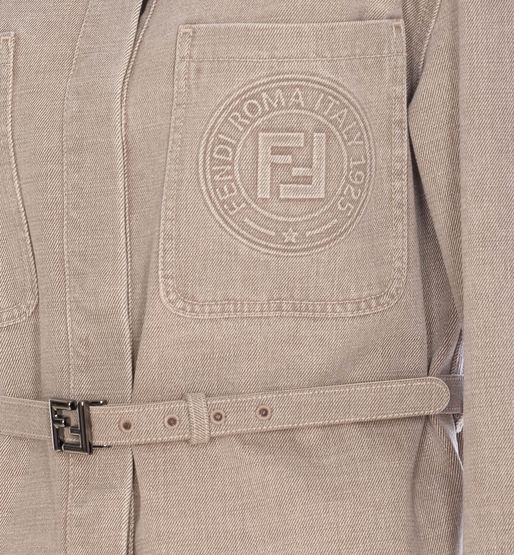 Fendi Jackets Grey Cotton
