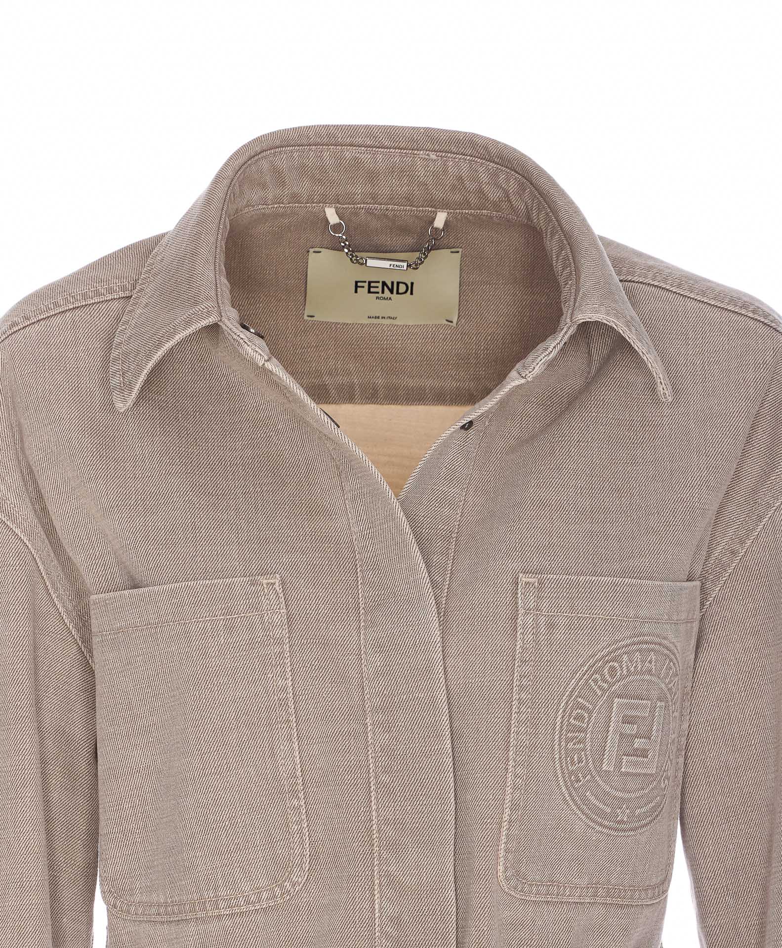 Fendi Jackets Grey Cotton