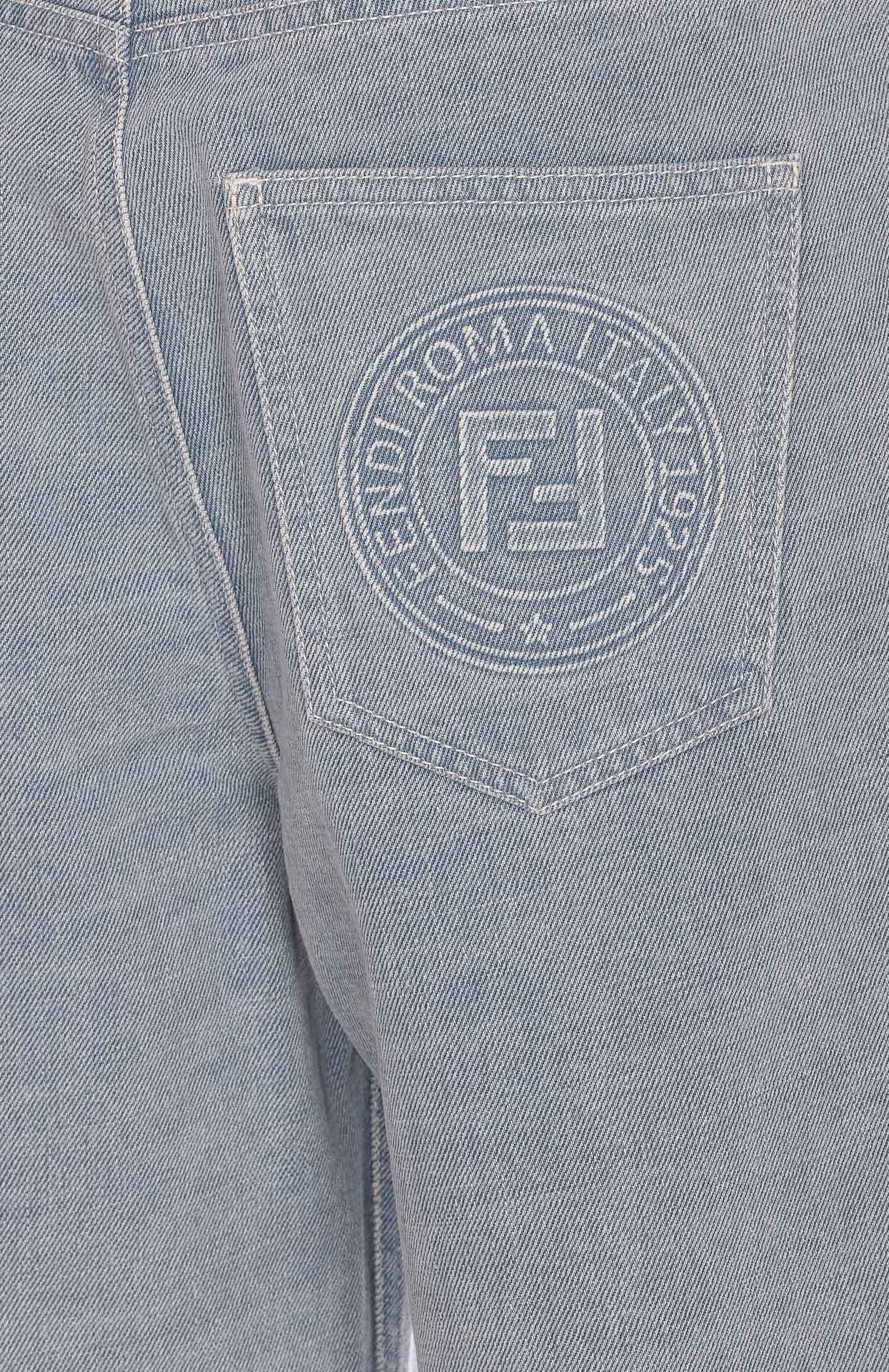 Fendi Jeans Grey Cotton