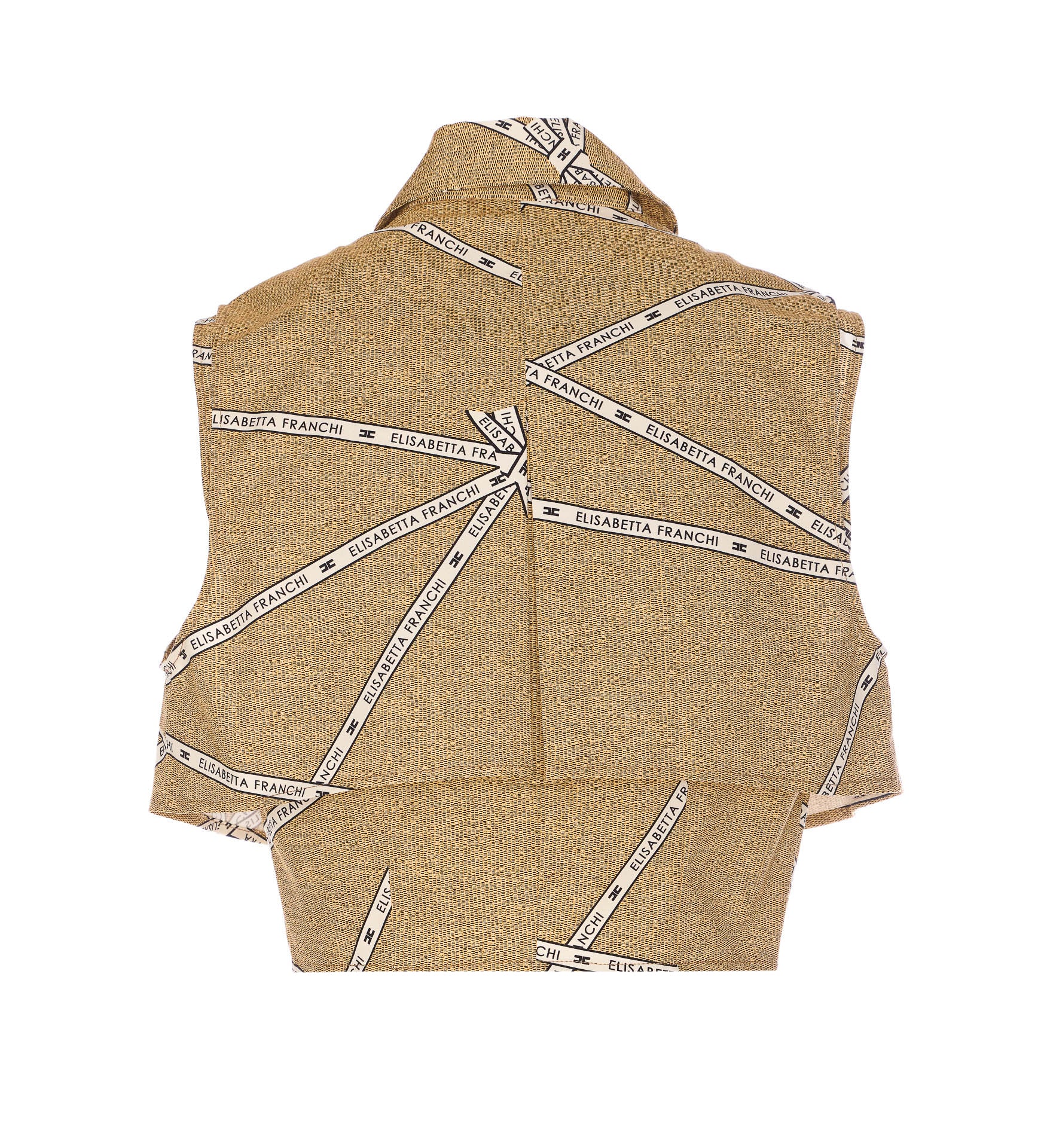 Elisabetta Franchi Shirts Beige Cotton