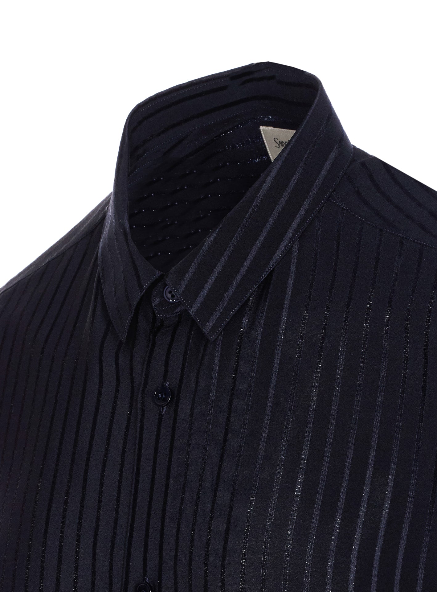 Saint Laurent Shirts Blue Silk