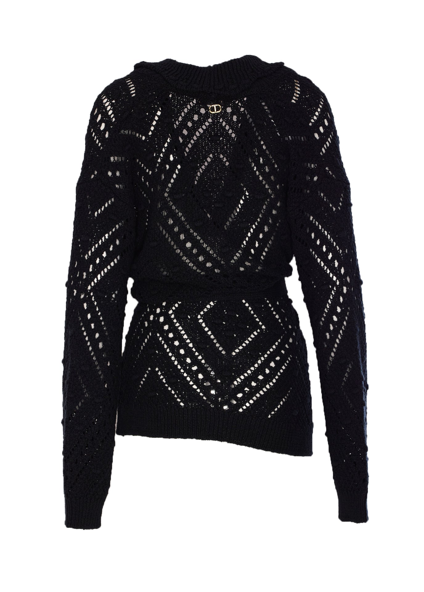 Twin-Set Sweaters Black Cotton