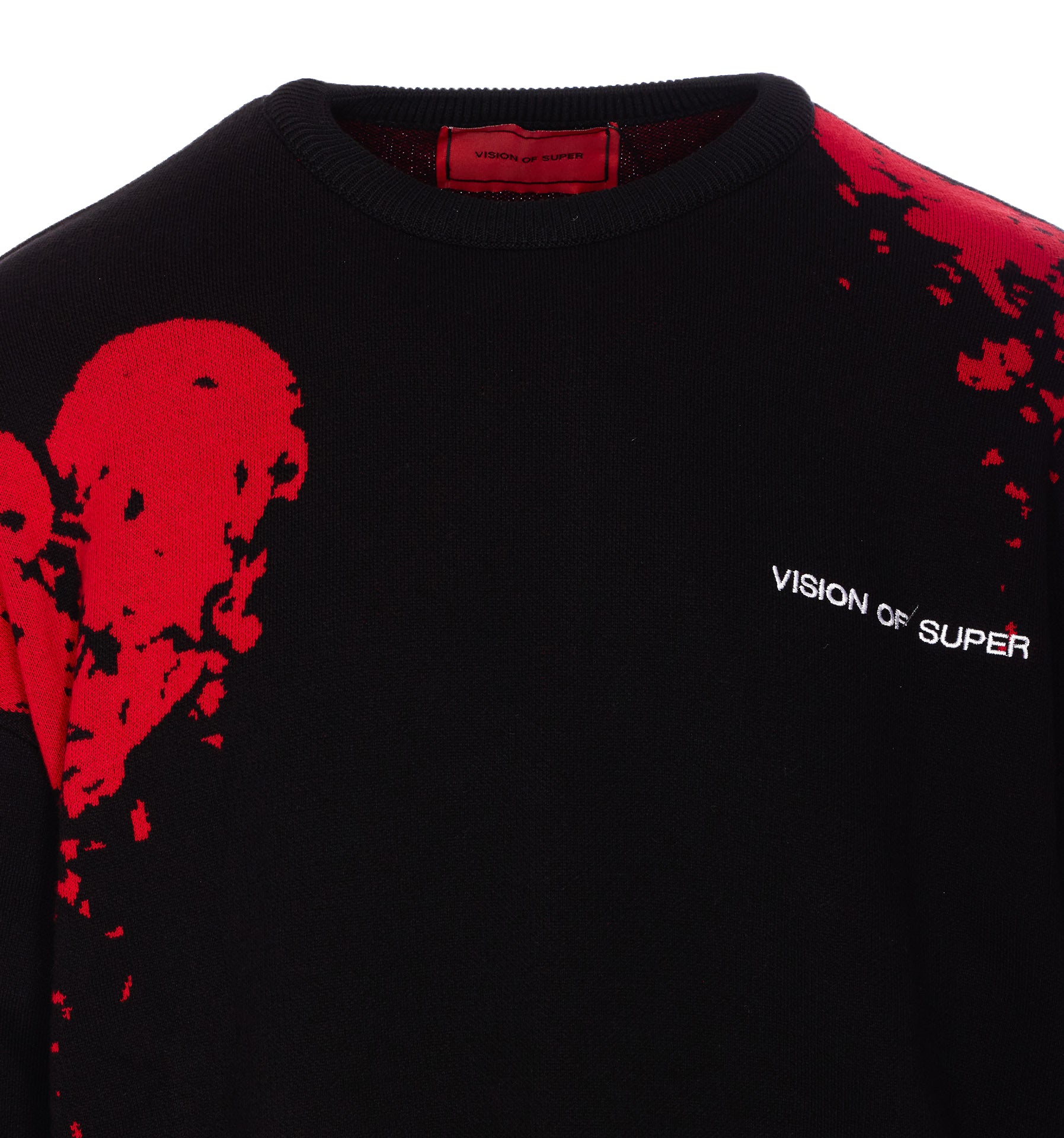 Vision Of Super Sweaters Black Cotton