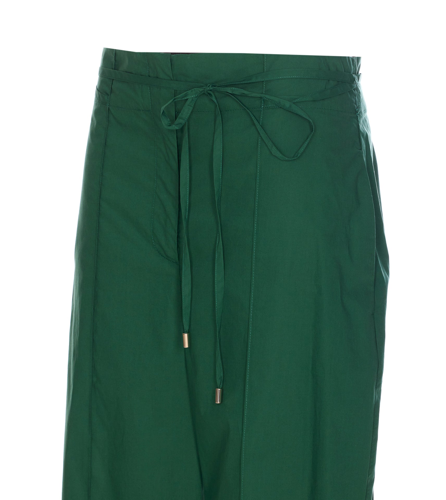 Liu Jo Trousers Green Cotton