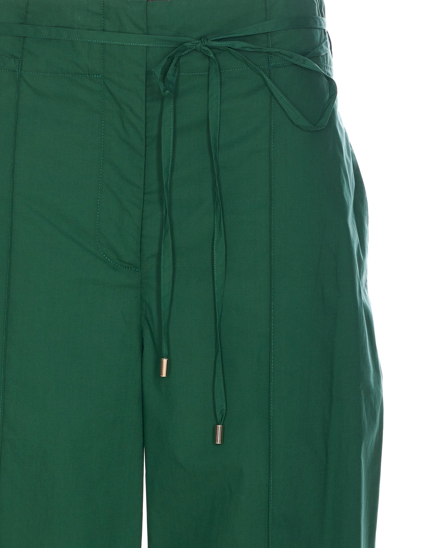 Liu Jo Trousers Green Cotton