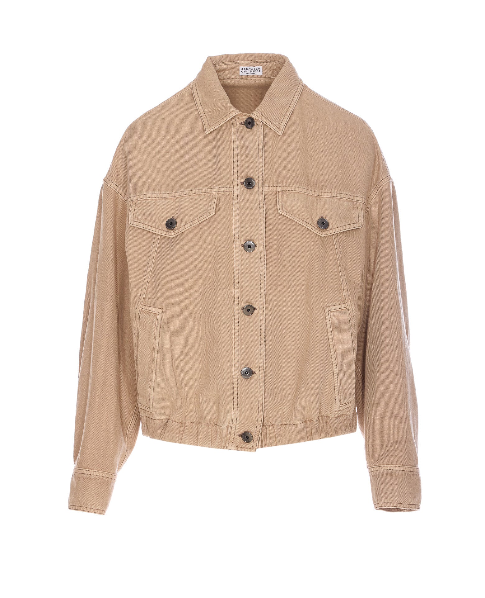 Brunello Cucinelli Shirts Beige Cotton