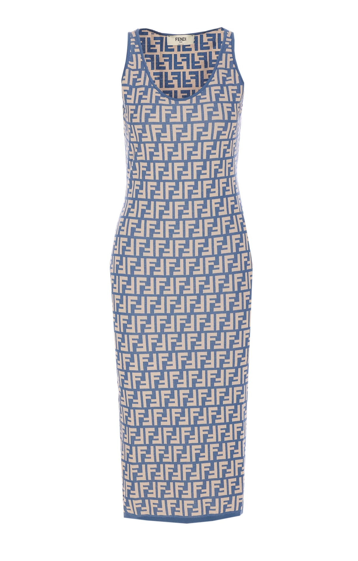 Fendi Dresses Blue Cotton