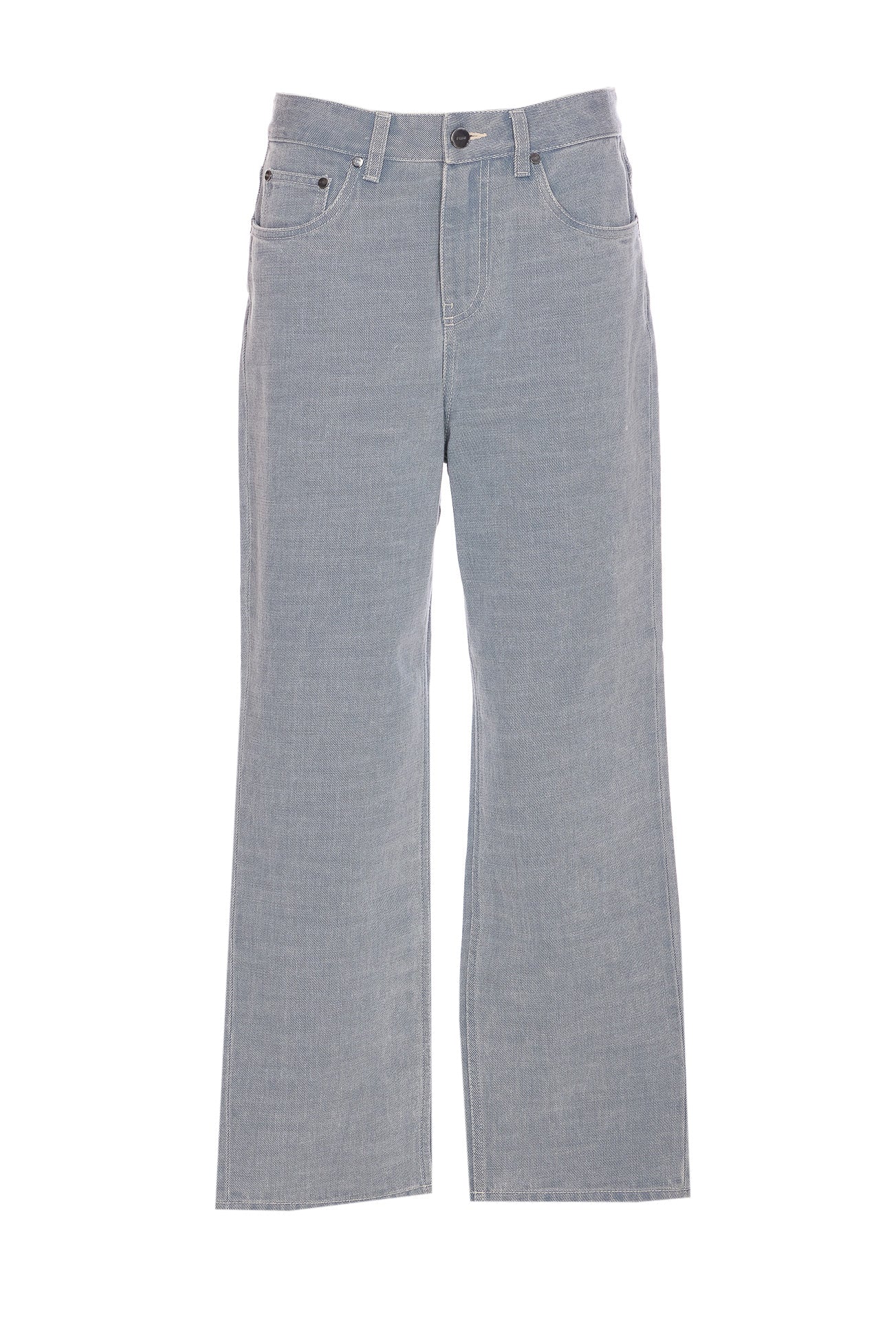 Fendi Jeans Grey Cotton