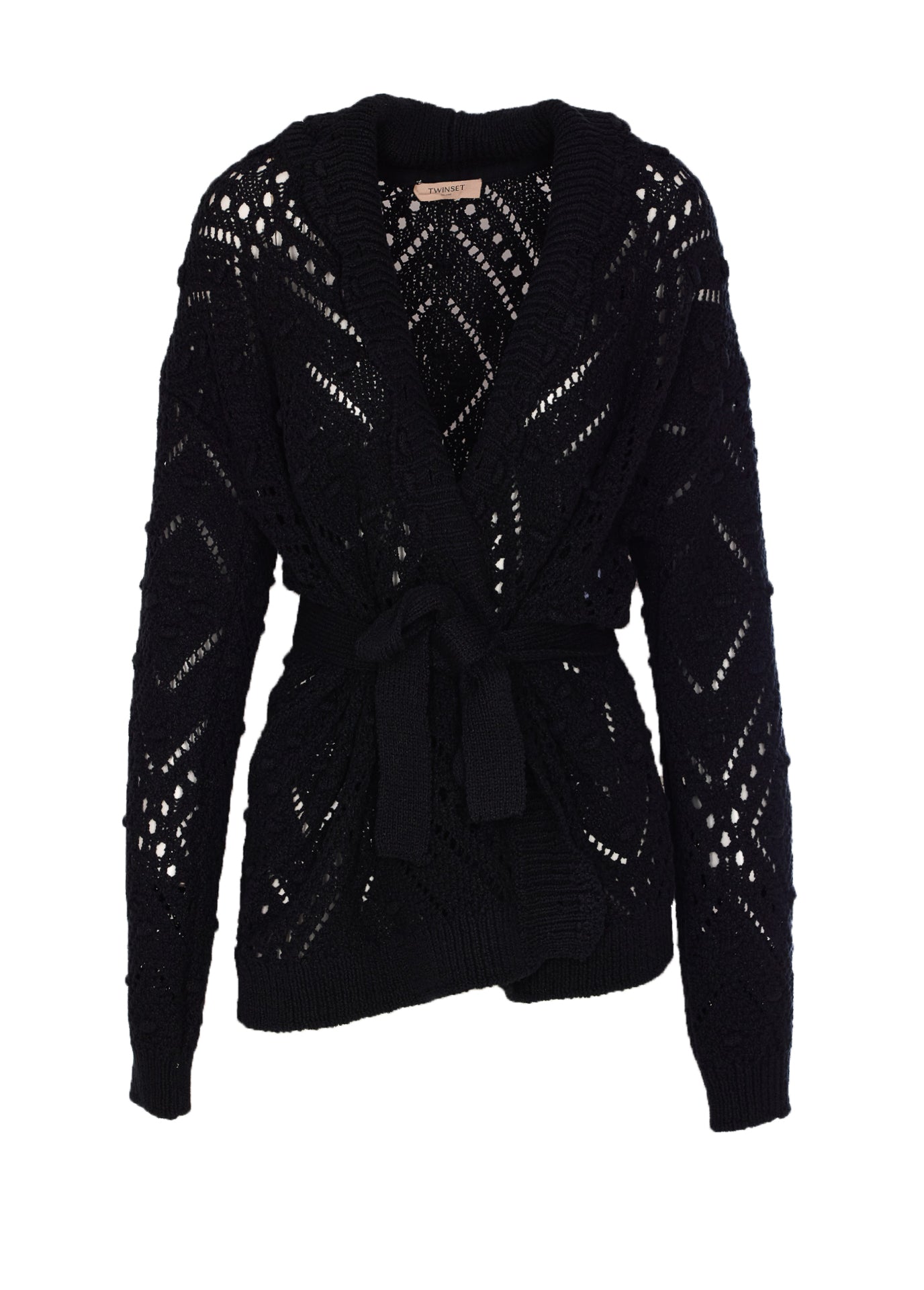 Twin-Set Sweaters Black Cotton