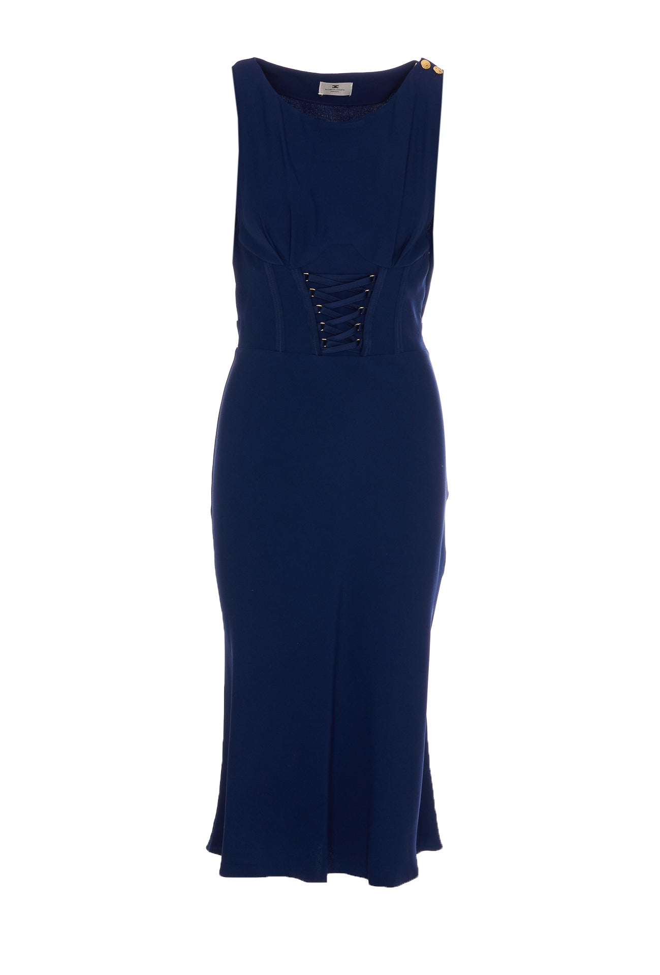 Elisabetta Franchi Dresses Blue Acetate