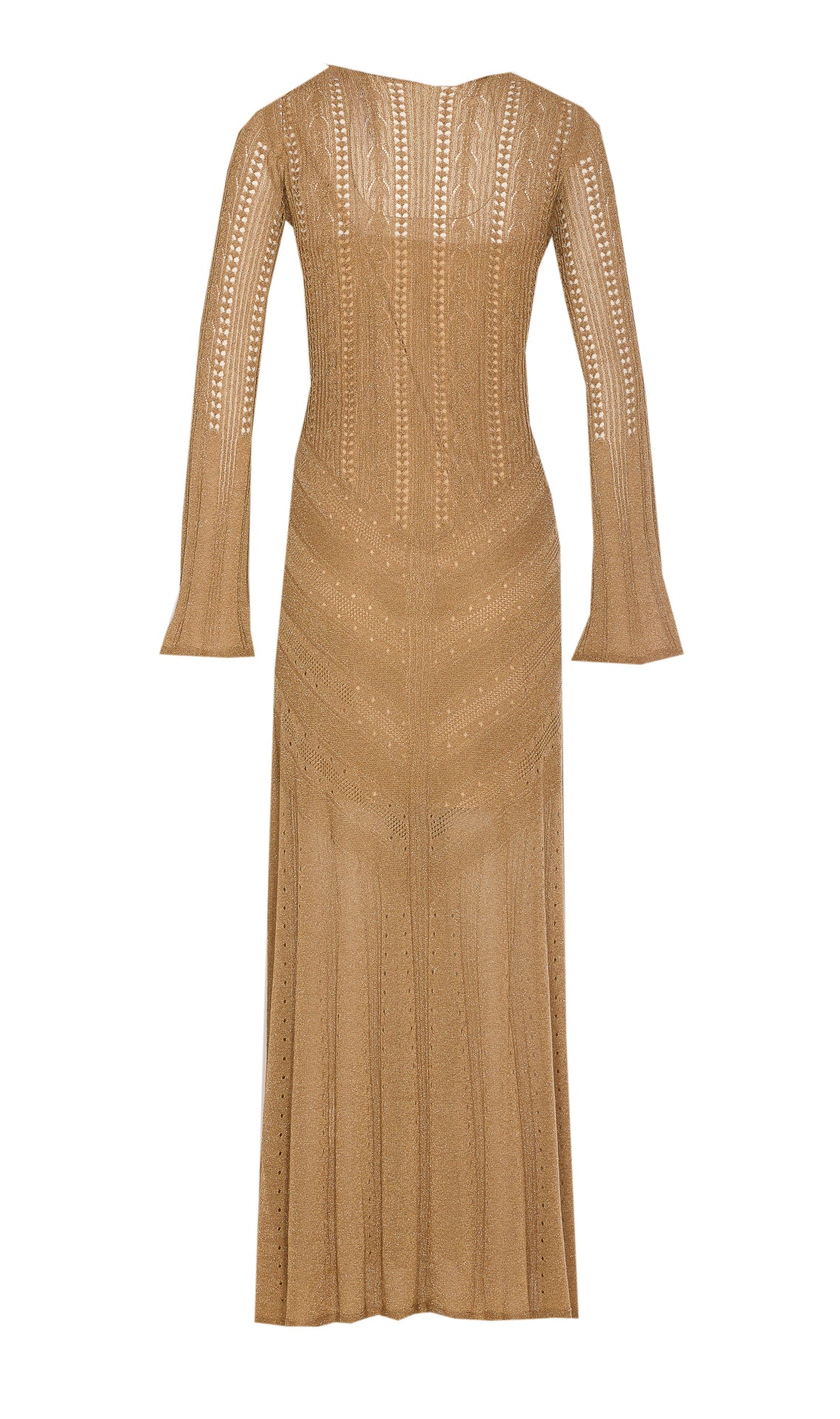 Twin-Set Dresses Golden Viscose