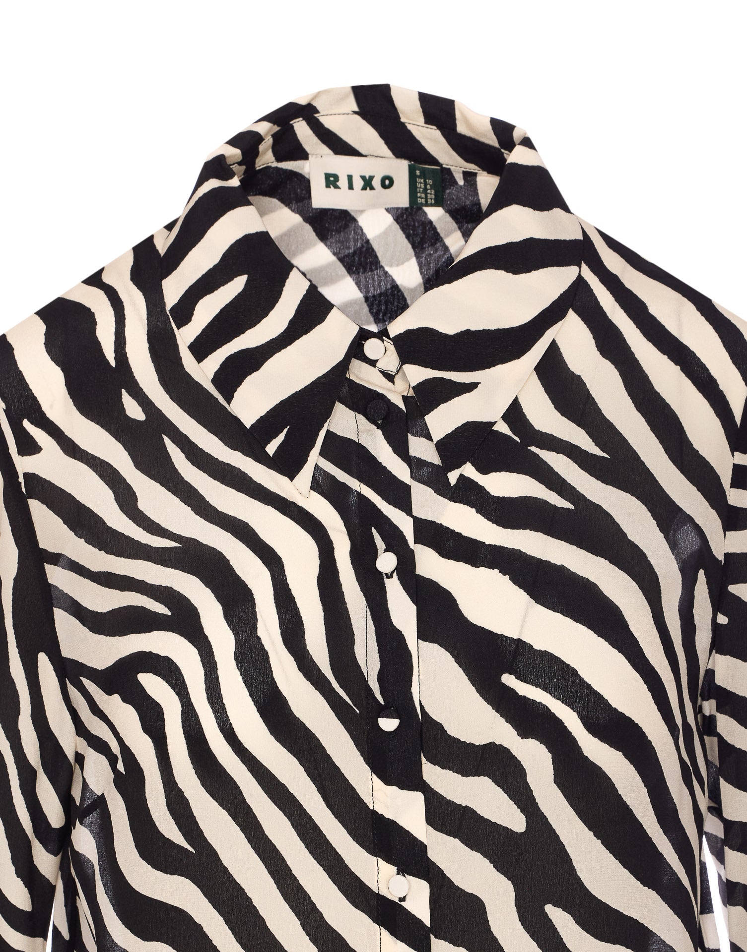Rixo Shirts Black Silk