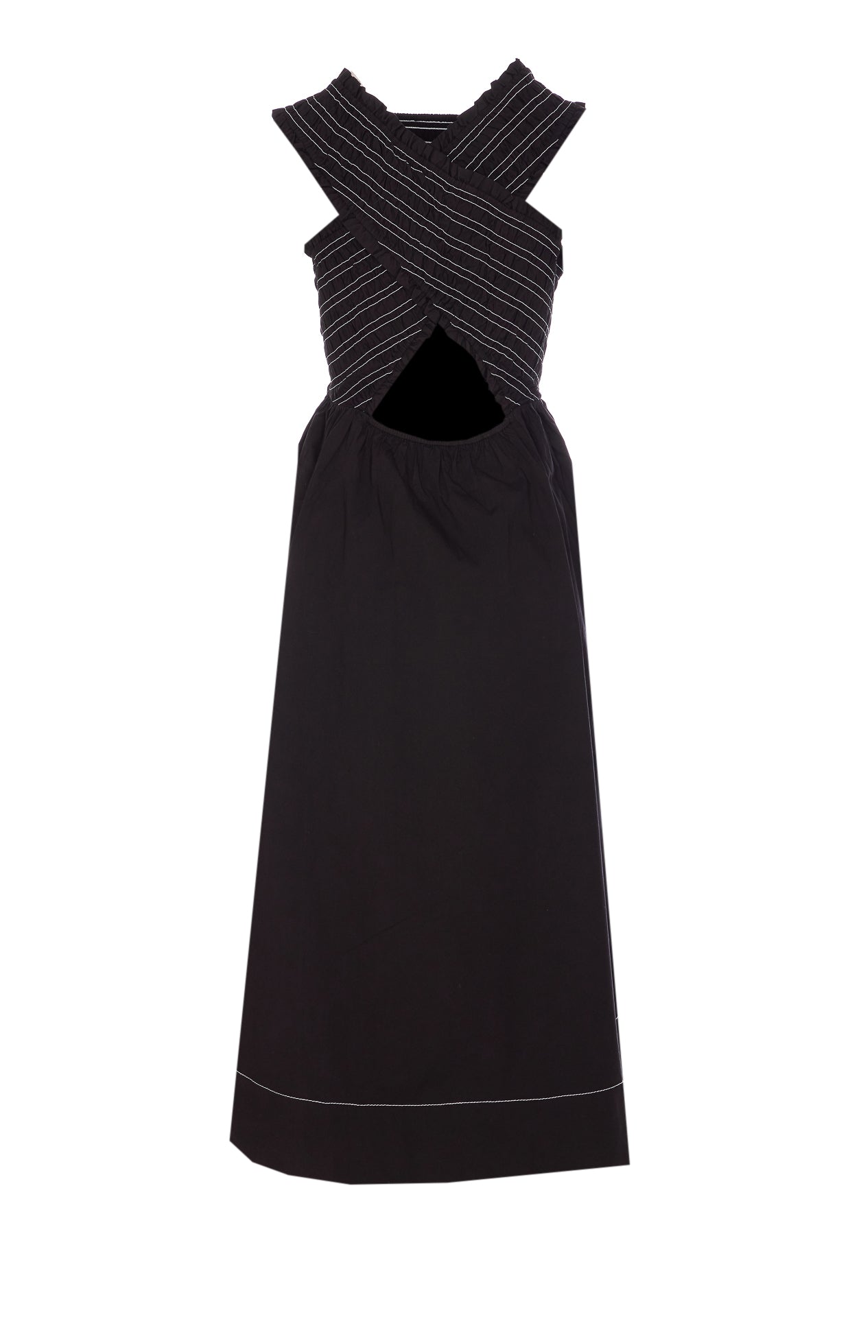 Ganni Dresses Black Cotton