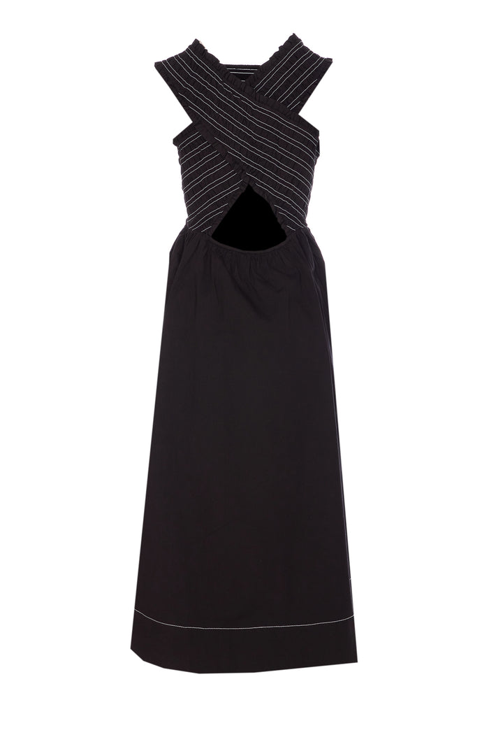 Ganni Dresses Black Cotton