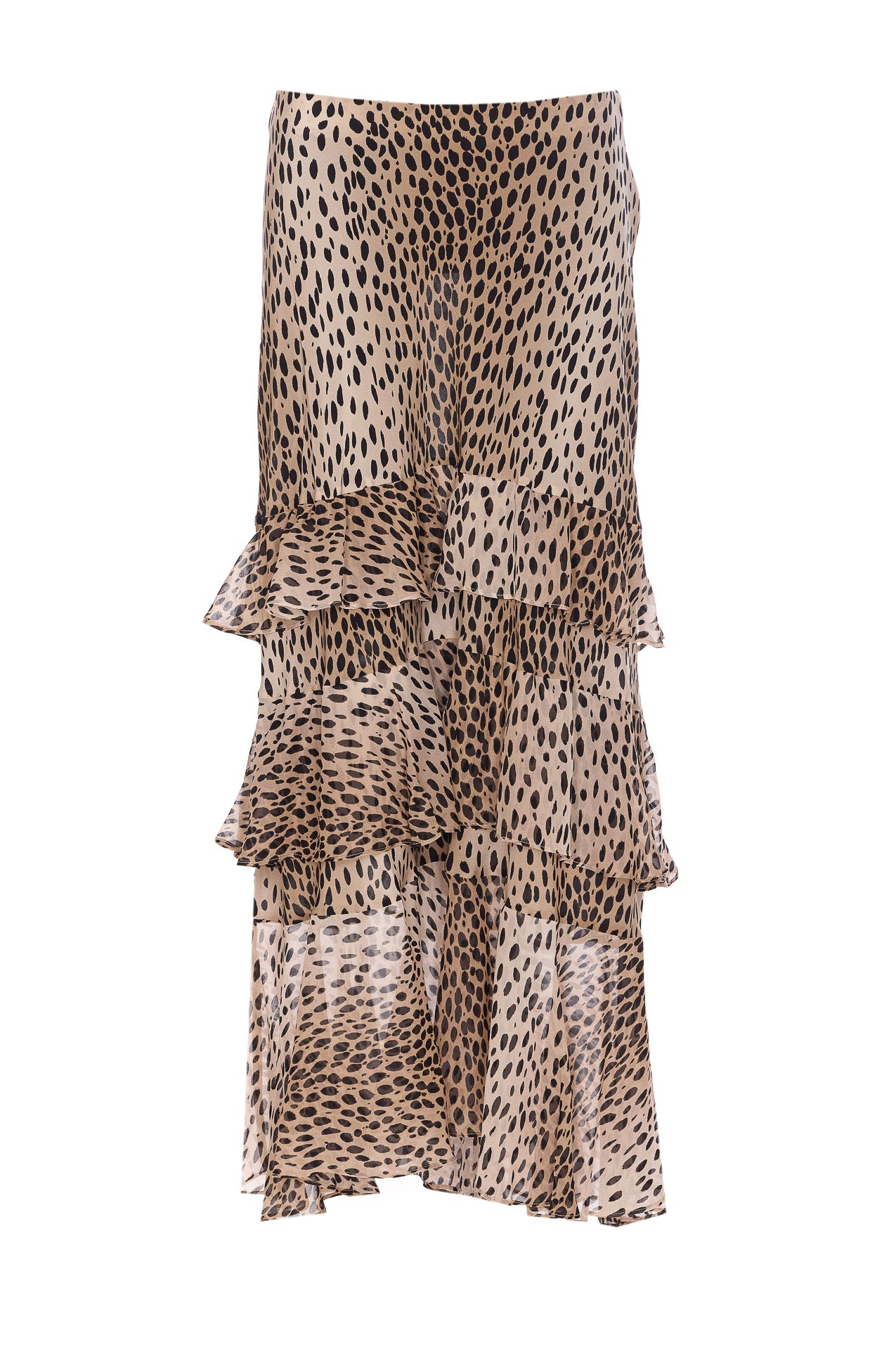 Rixo Skirts Brown Silk