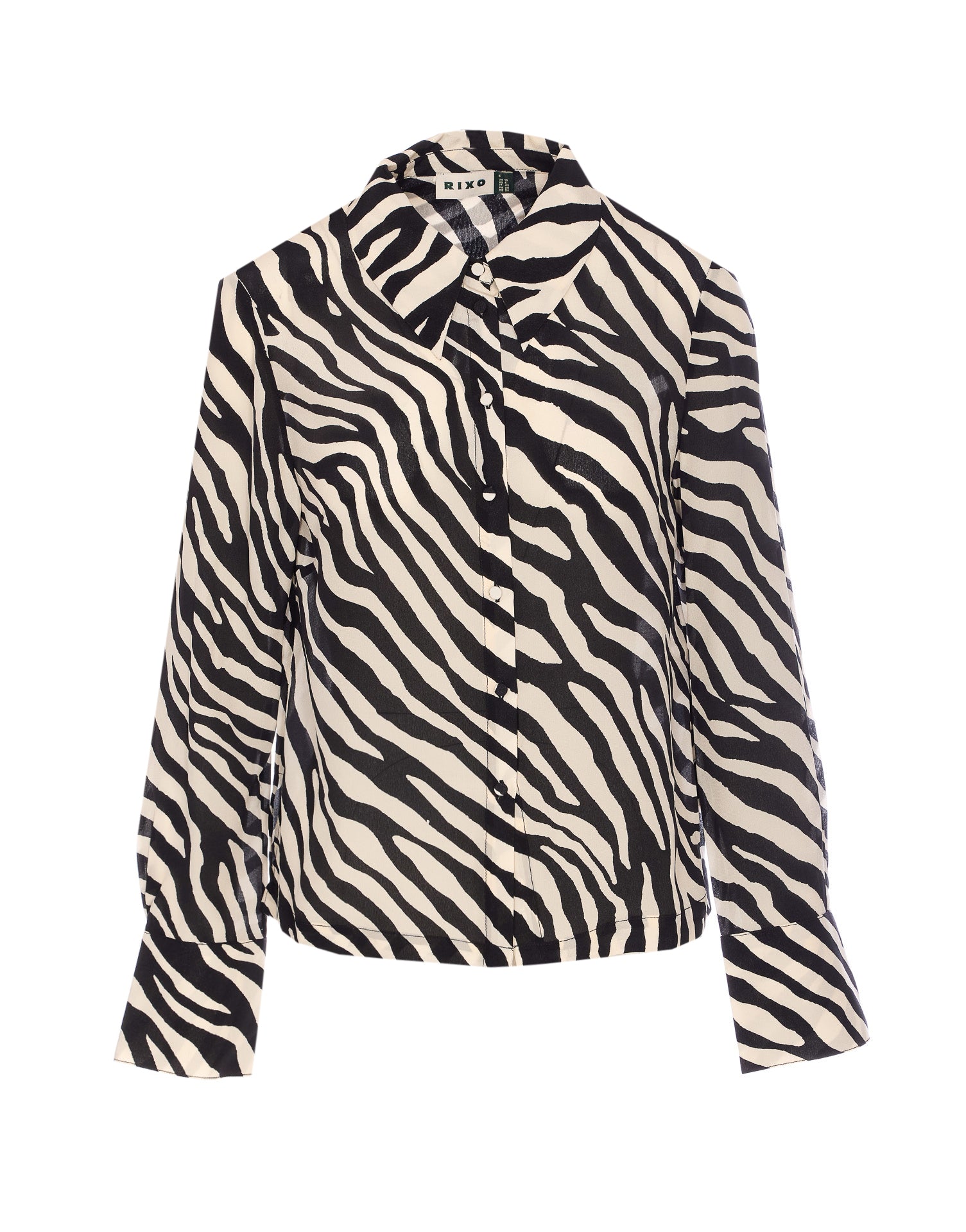 Rixo Shirts Black Silk