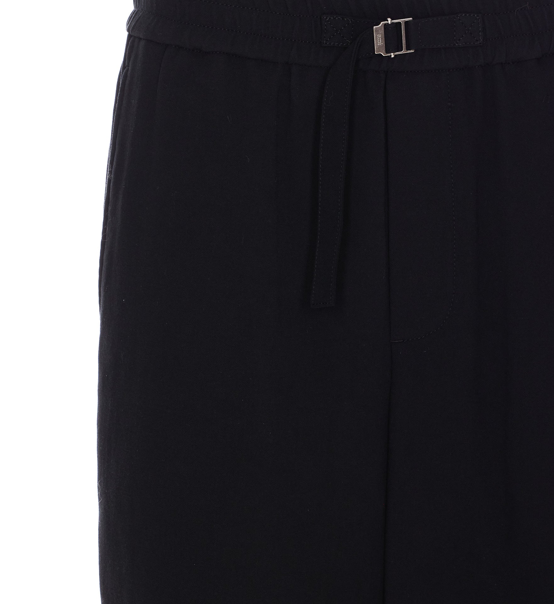 Ami Alexandre Matiussi Shorts Black Cotton