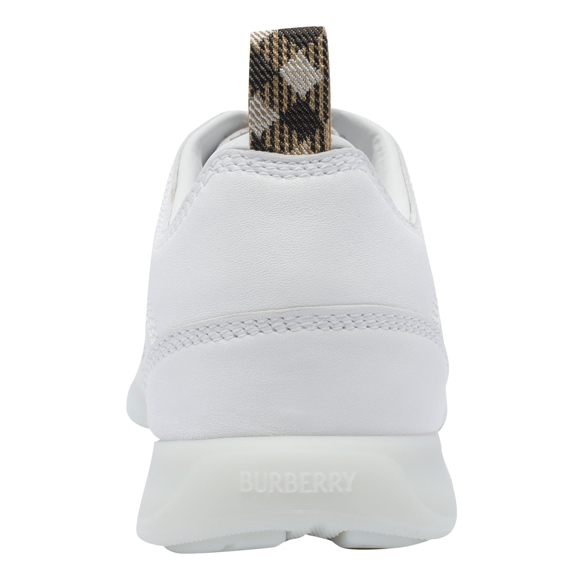 Burberry Sneakers White Calf Leather/rubber Sole