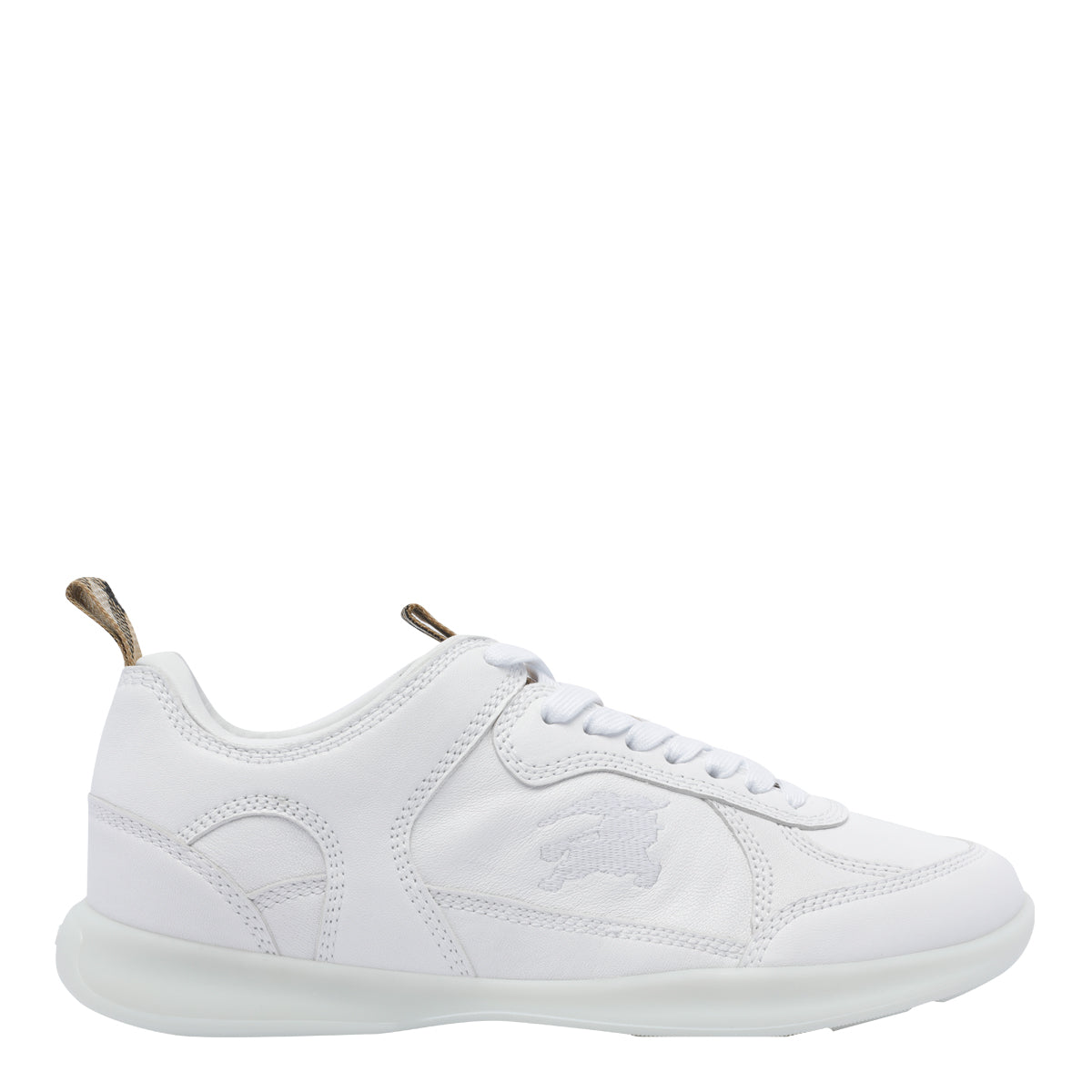 Burberry Sneakers White Calf Leather/rubber Sole