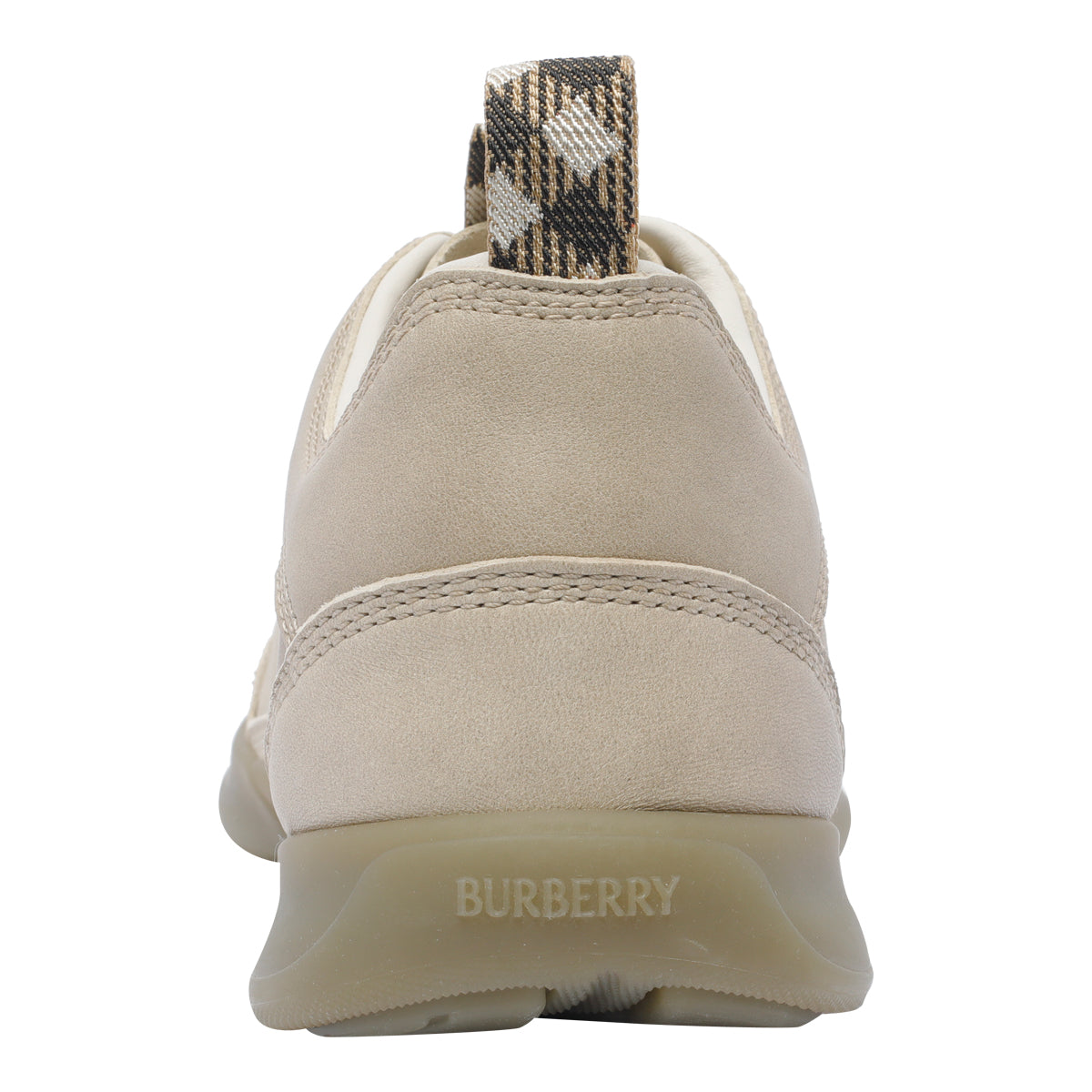 Burberry Sneakers Beige Calf Leather/rubber Sole