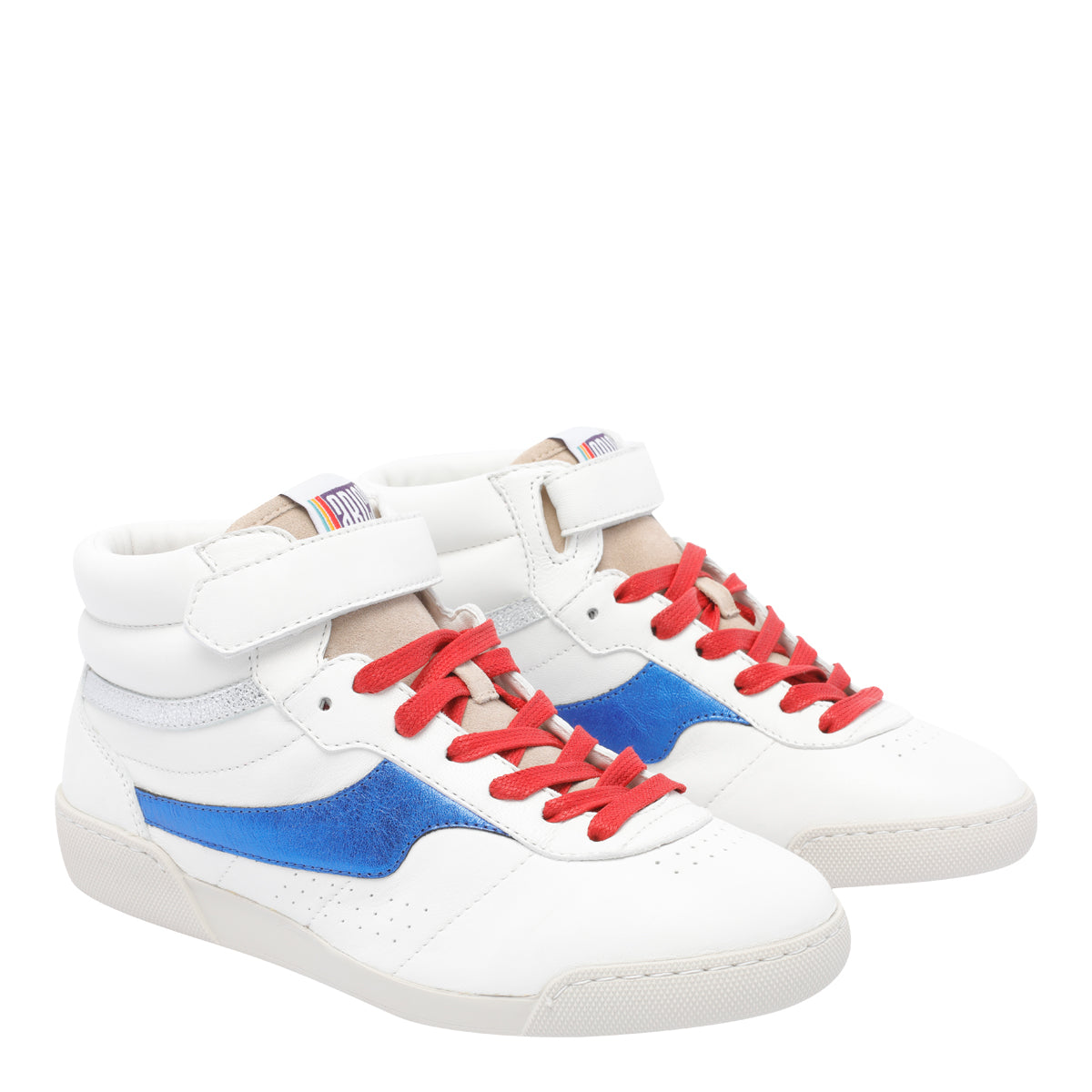 Abica Sneakers White Calf Leather/rubber Sole