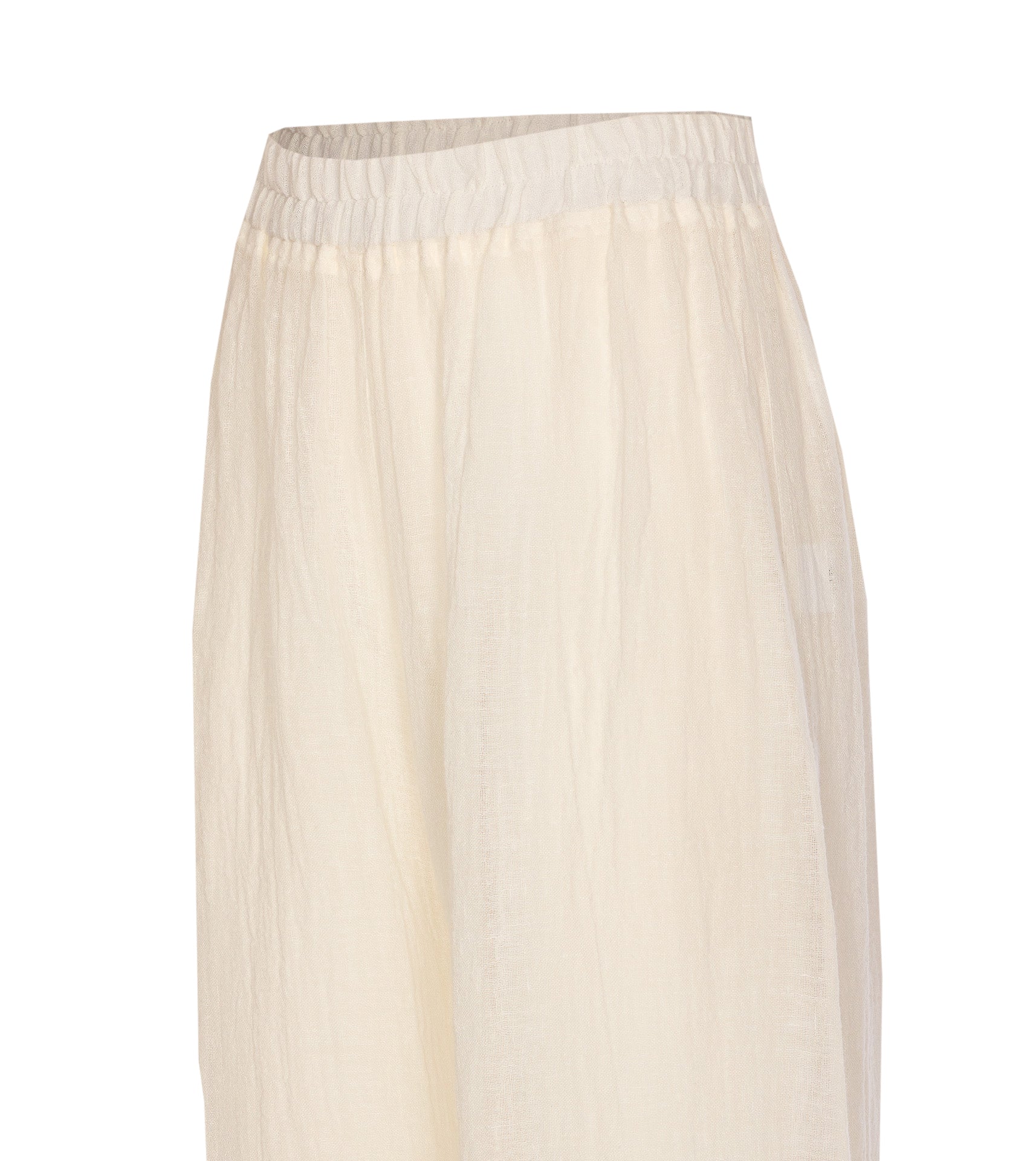 Maurizio Trousers White Linen