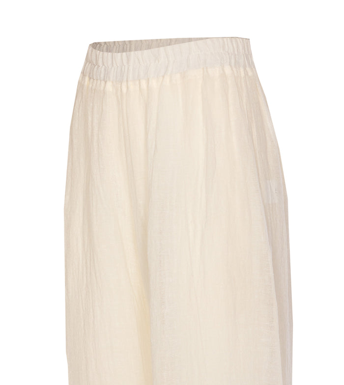 Maurizio Trousers White Linen