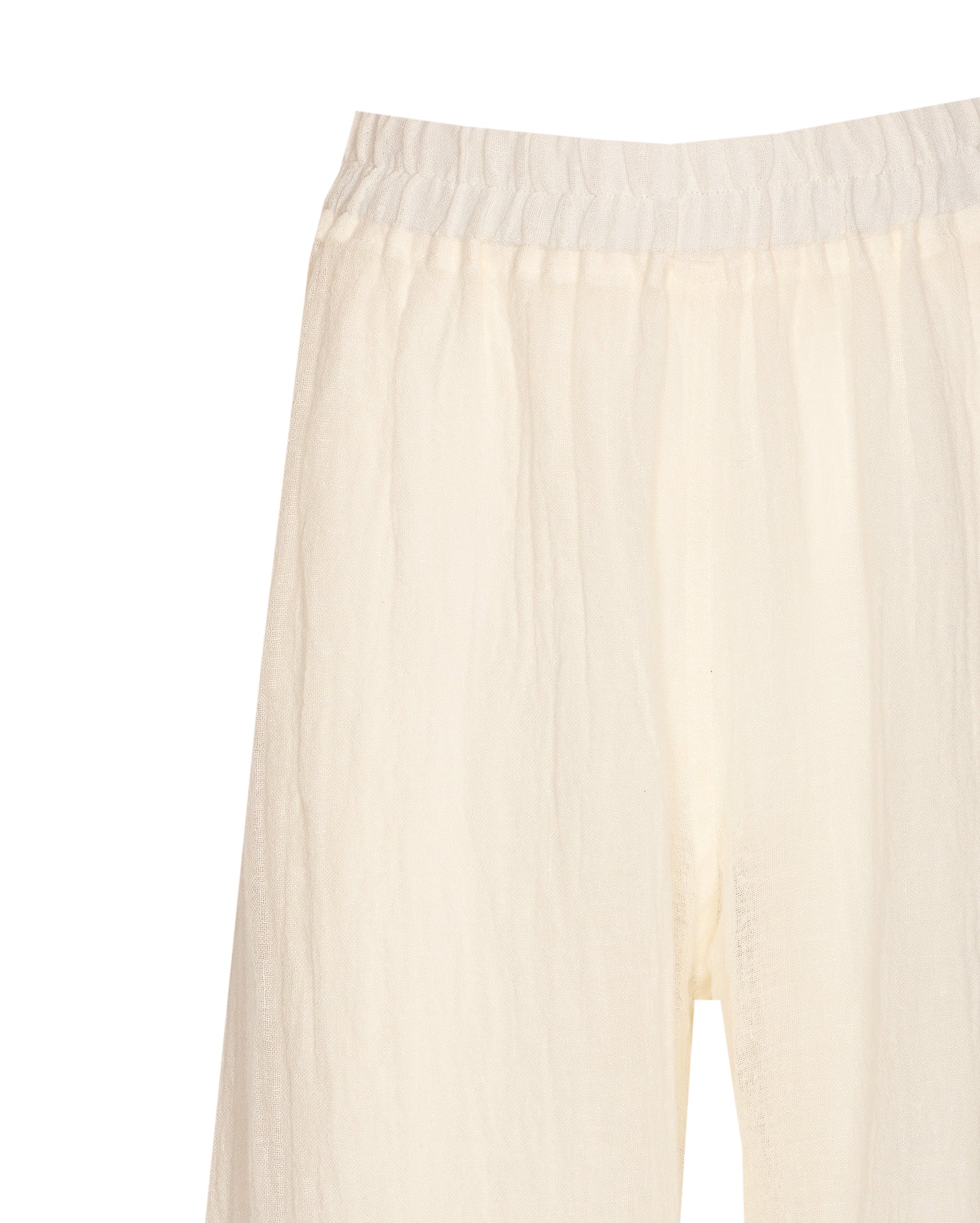Maurizio Trousers White Linen