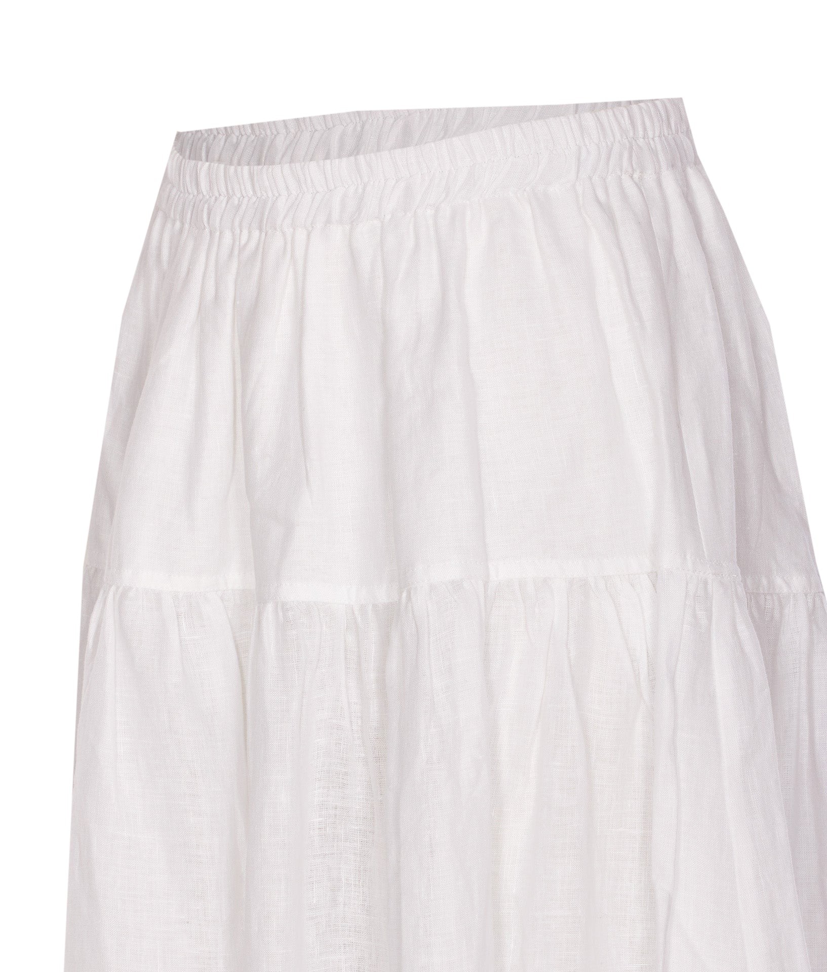 Maurizio Skirts White Linen