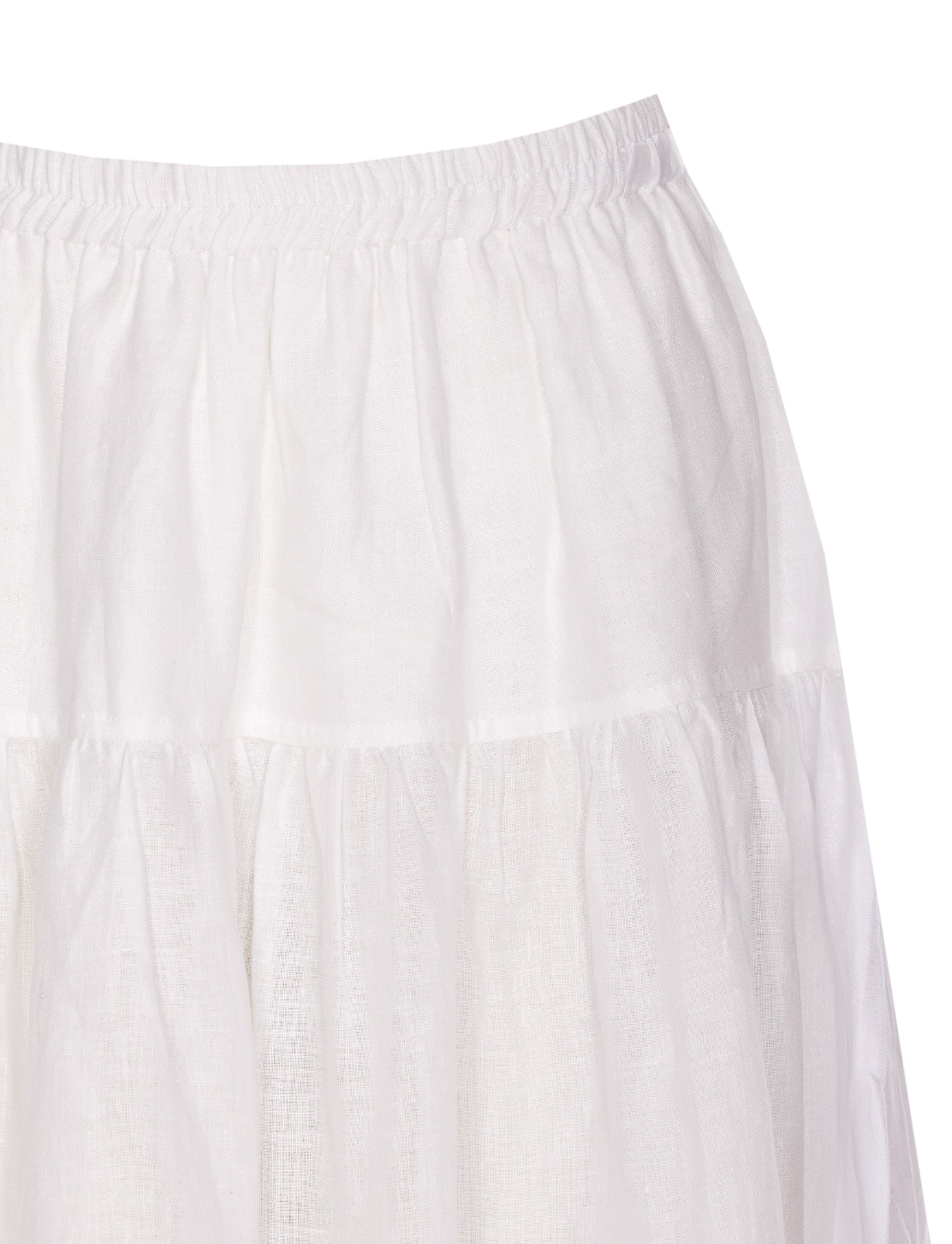 Maurizio Skirts White Linen