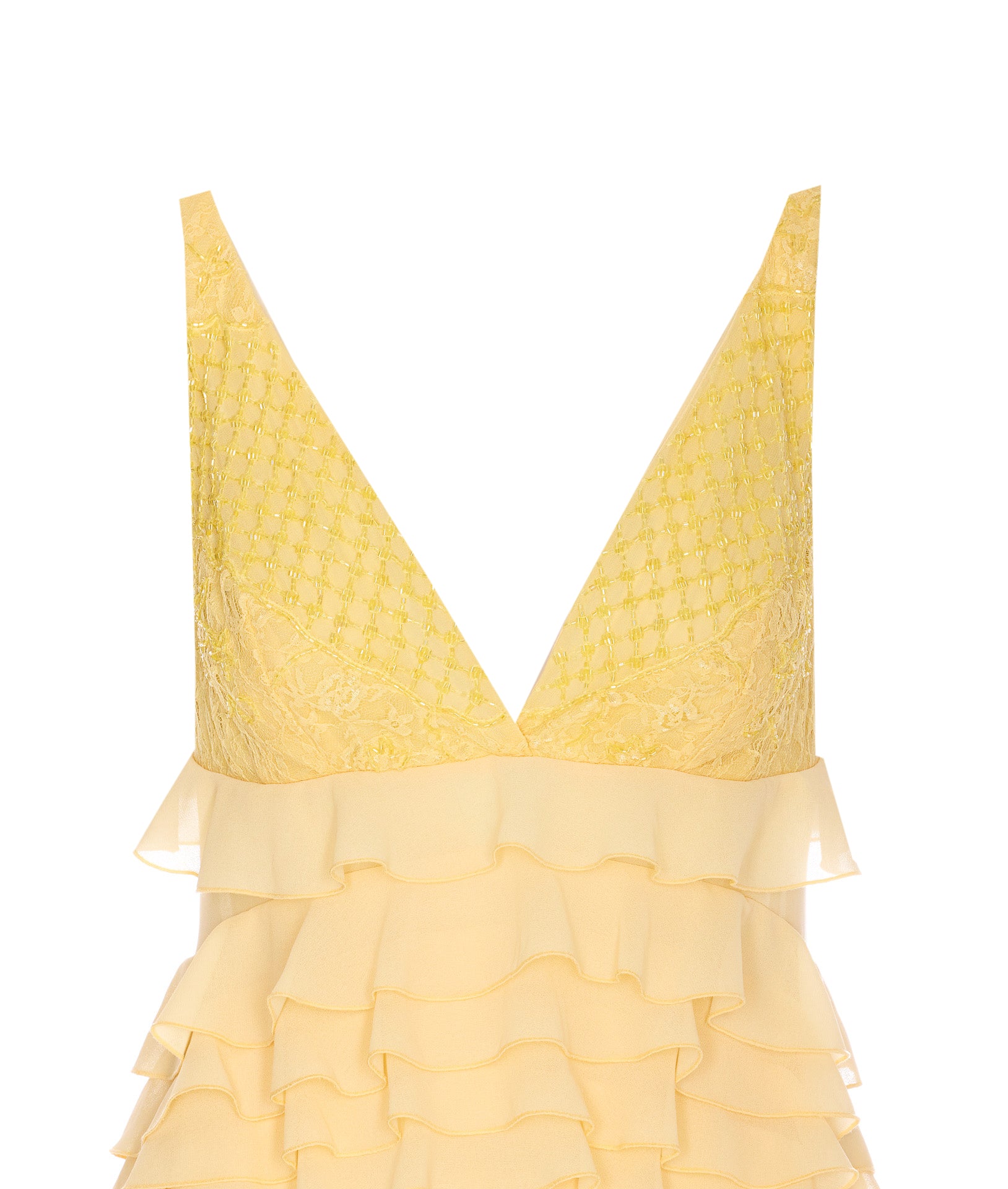 Elisabetta Franchi Dresses Yellow Polyester