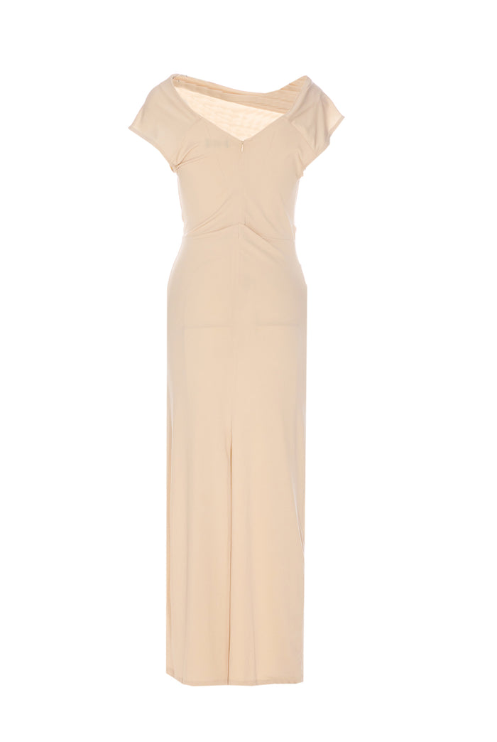 Eleh Dresses Beige Polyester