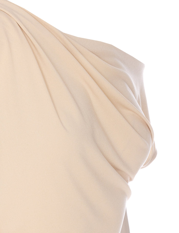 Eleh Dresses Beige Polyester
