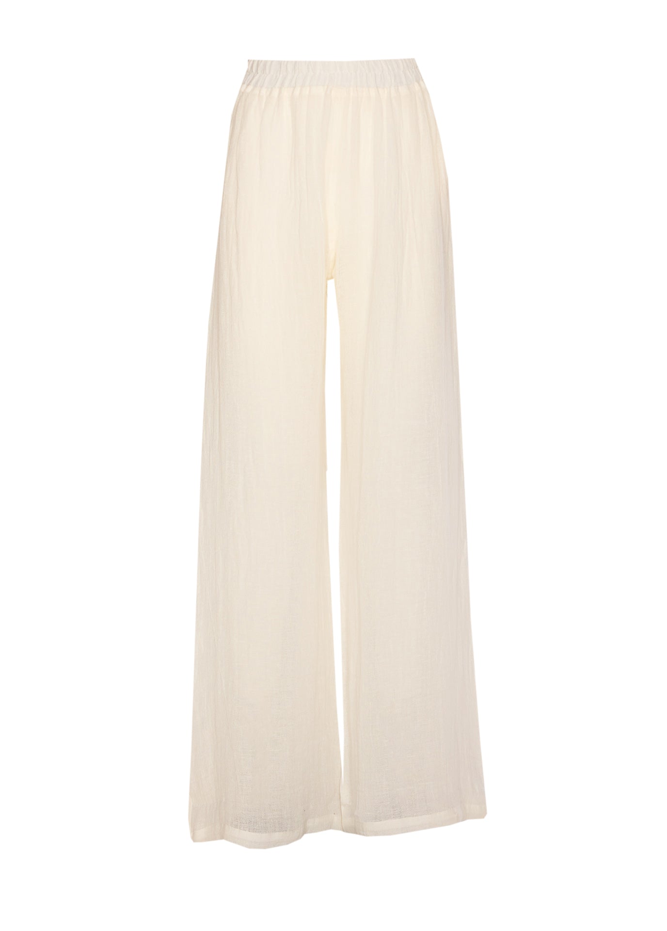 Maurizio Trousers White Linen