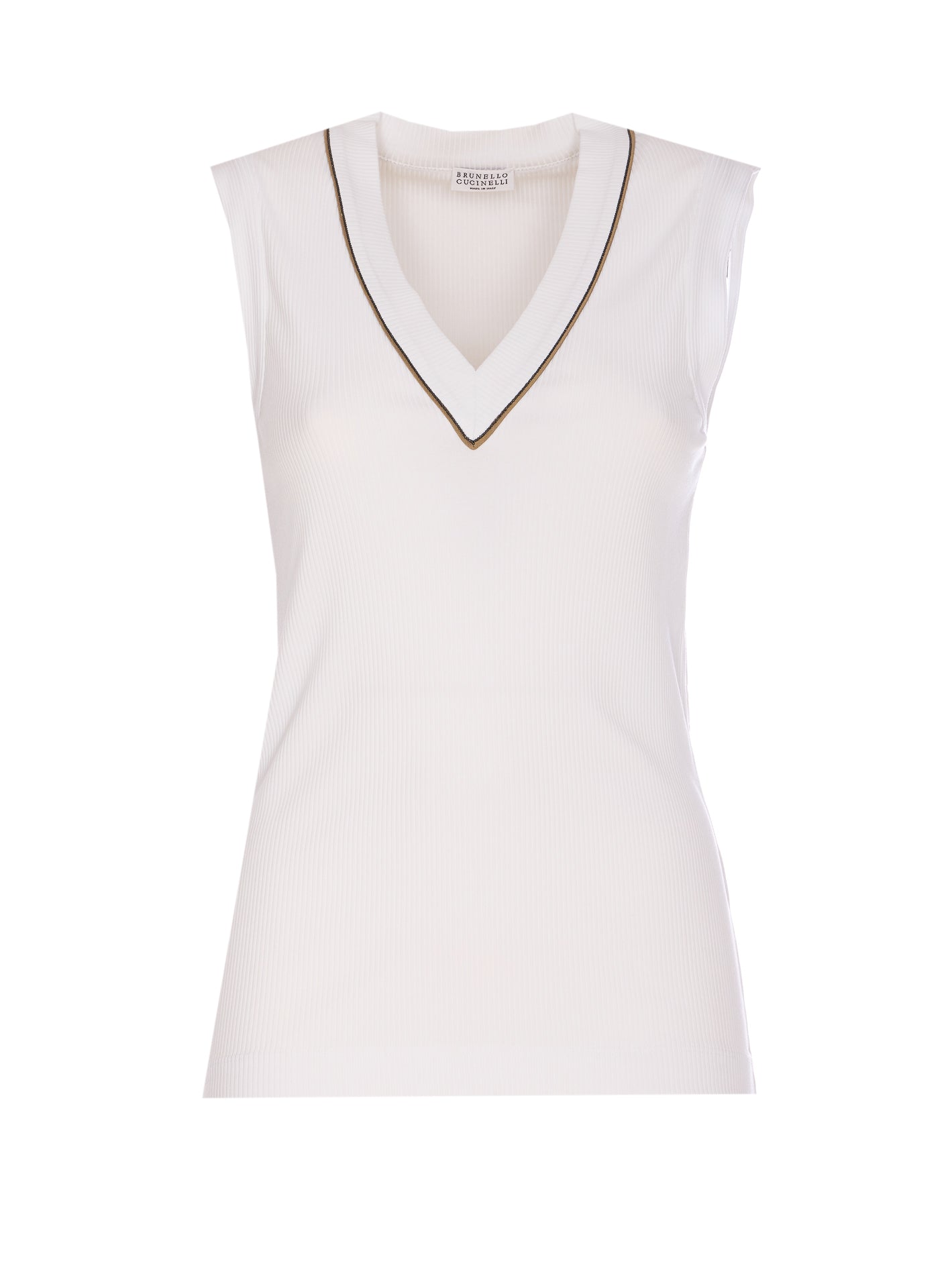 Brunello Cucinelli T-Shirts And Polos White Cotton