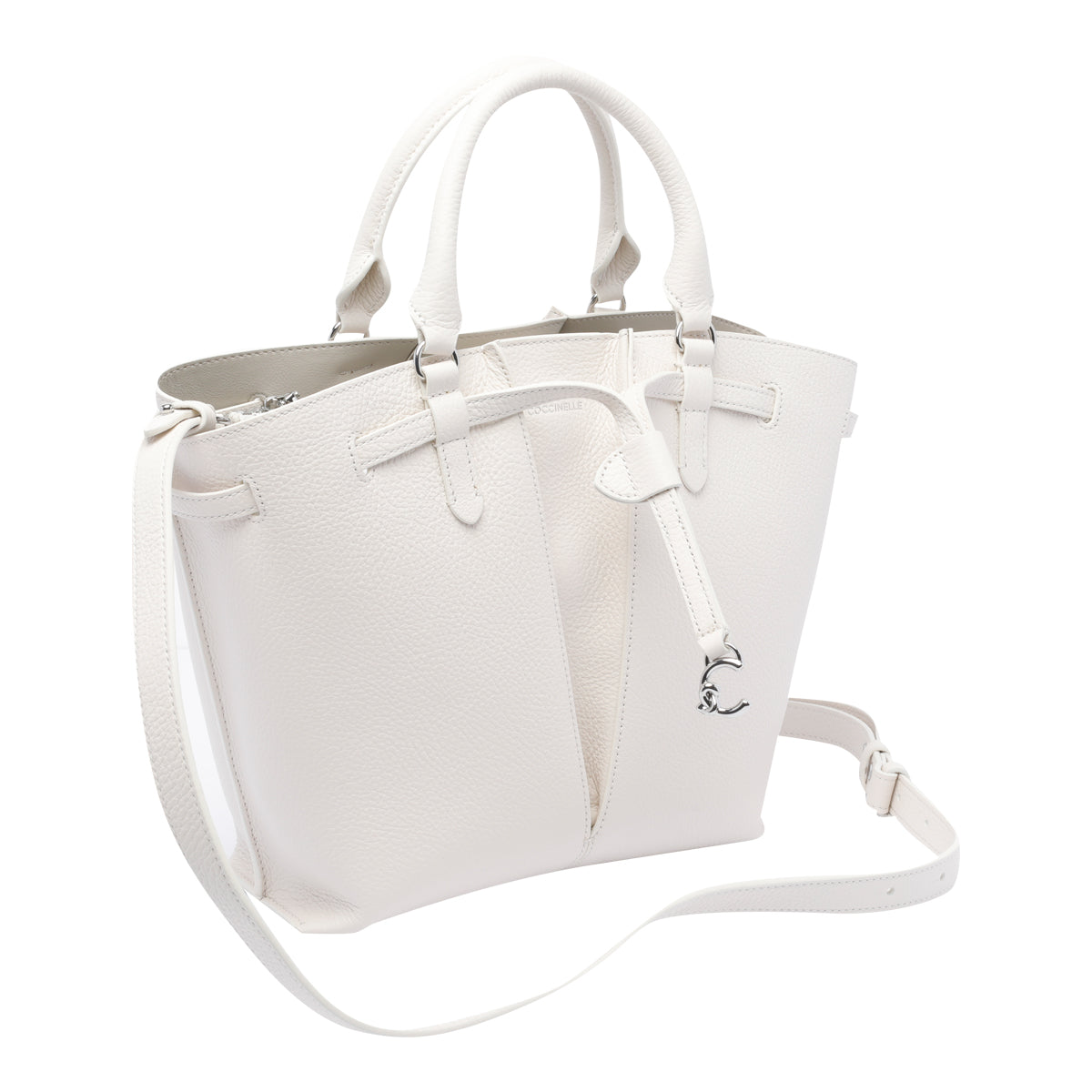 Coccinelle Bags White Calf Leather
