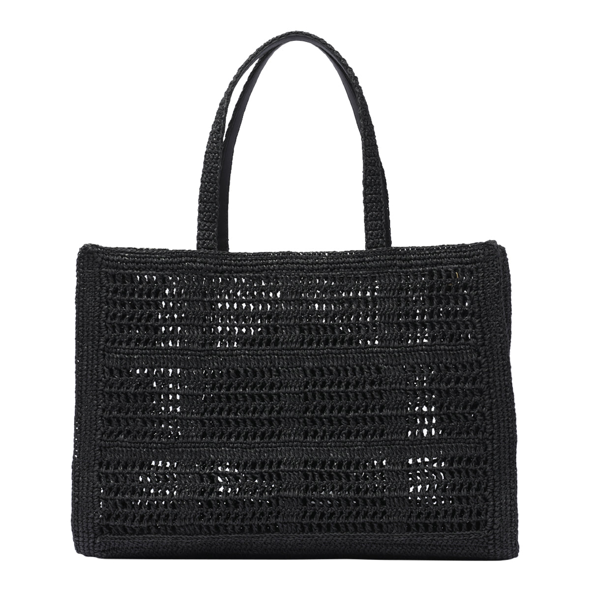 Tory Burch Bags Black Raffia