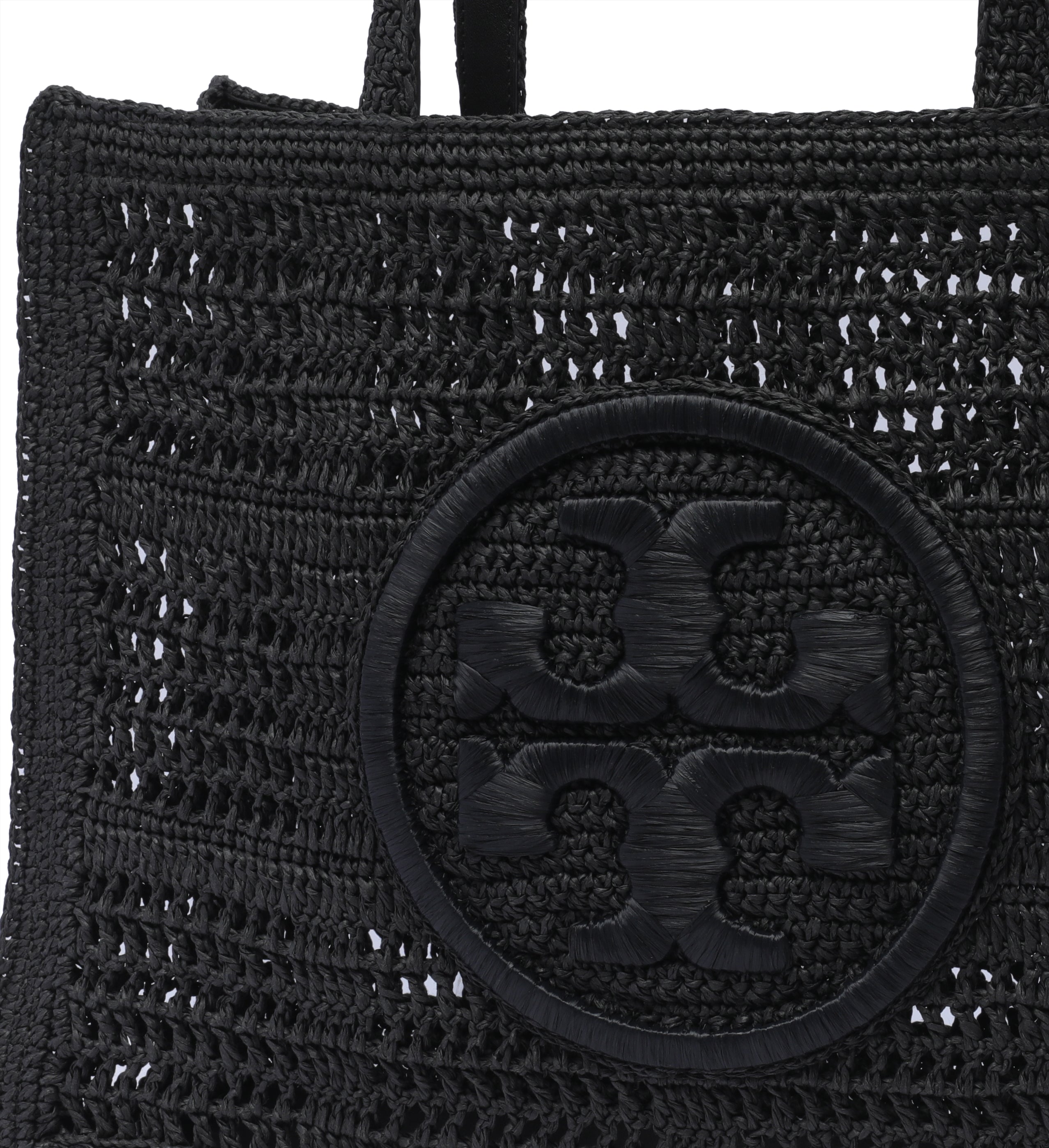 Tory Burch Bags Black Raffia