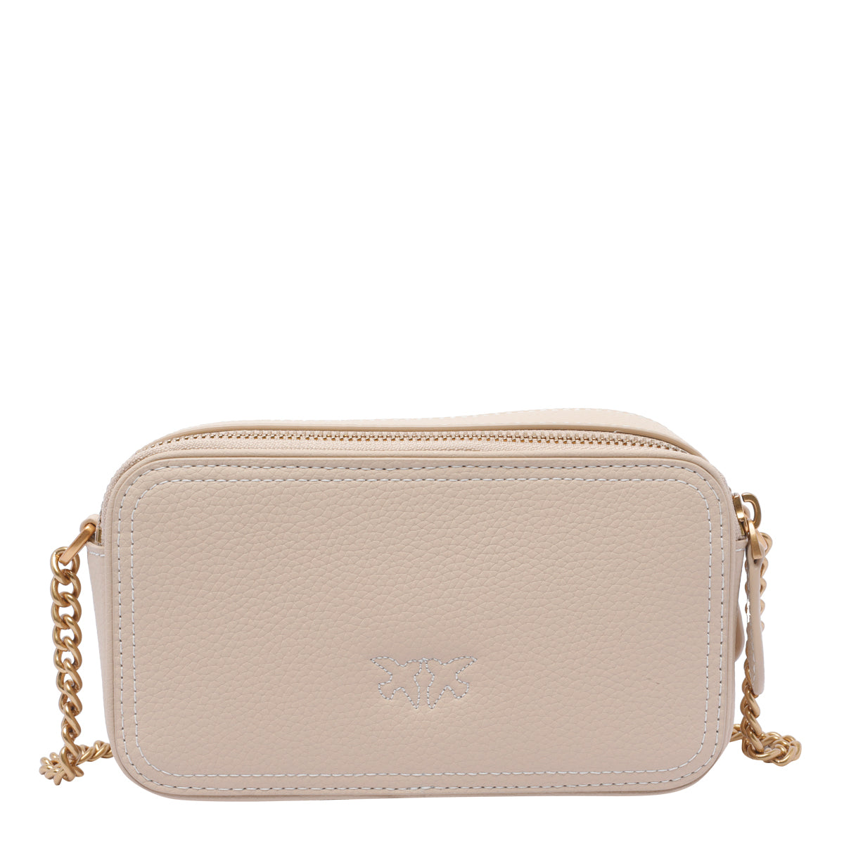Pinko Bags Beige Calf Leather
