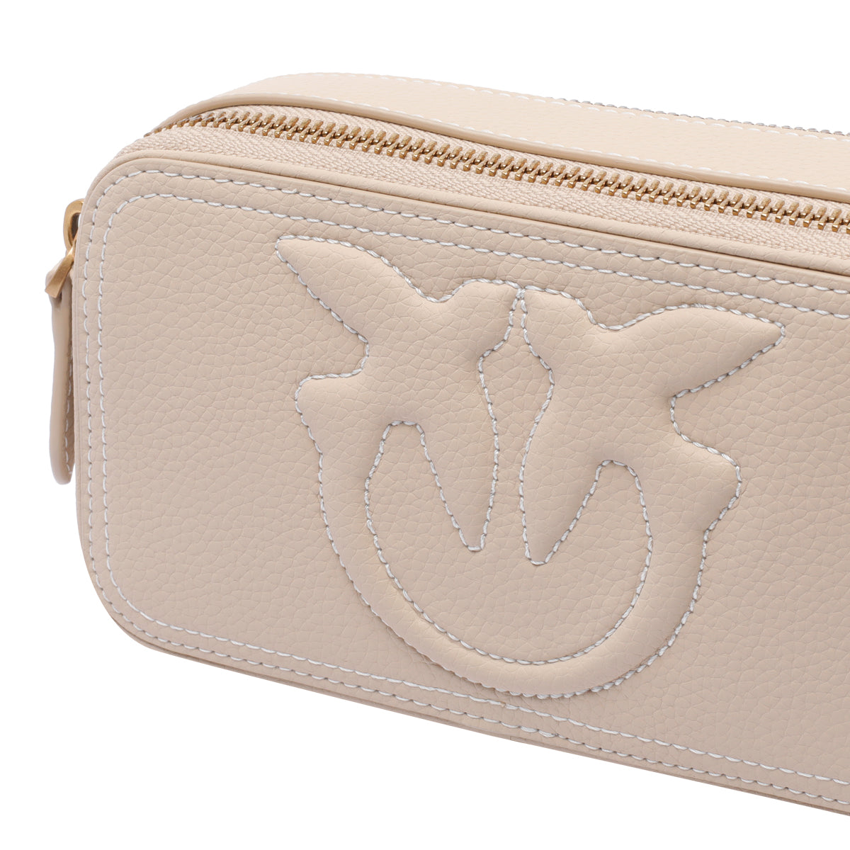 Pinko Bags Beige Calf Leather