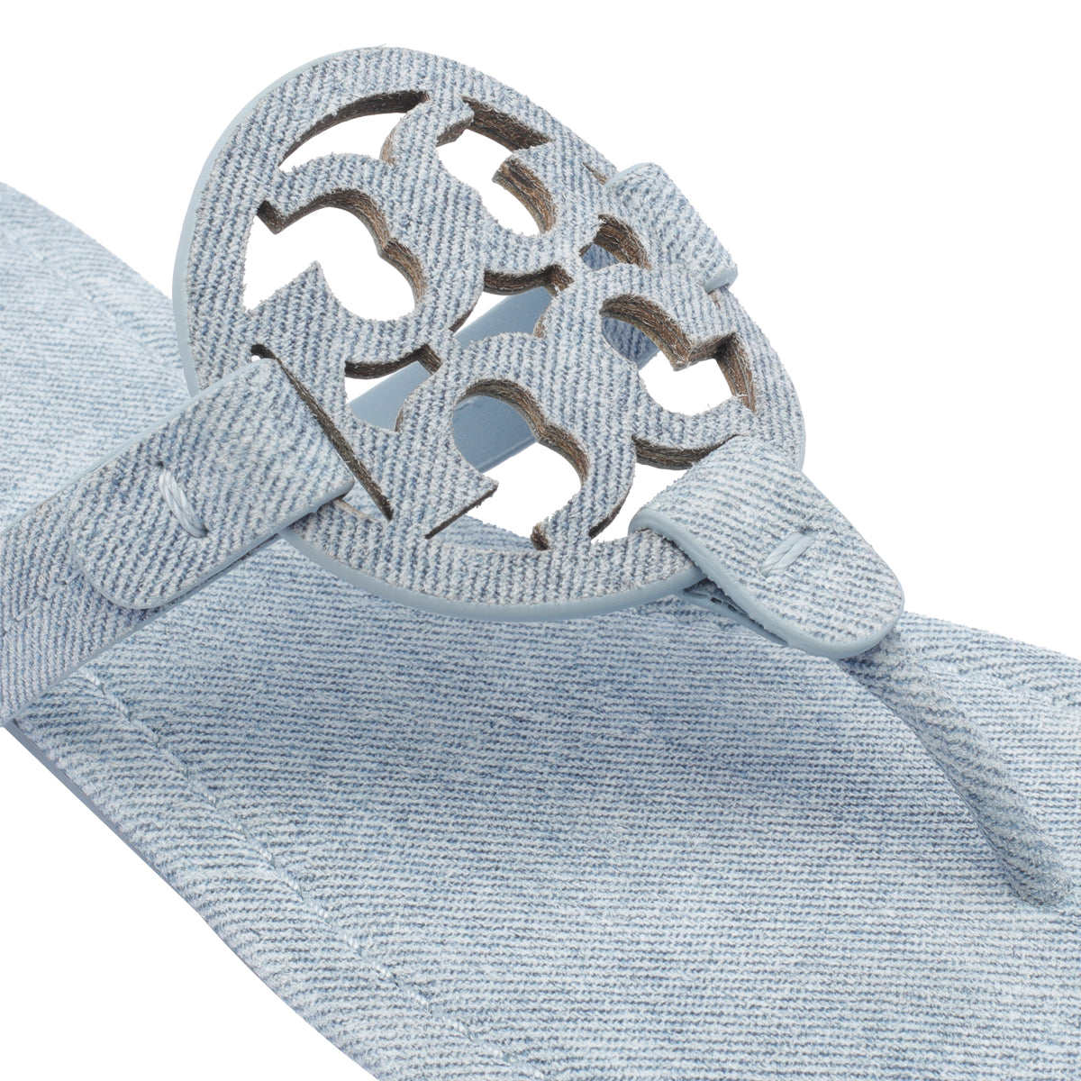 Tory Burch Sandals Blue Calf Leather/rubber Sole