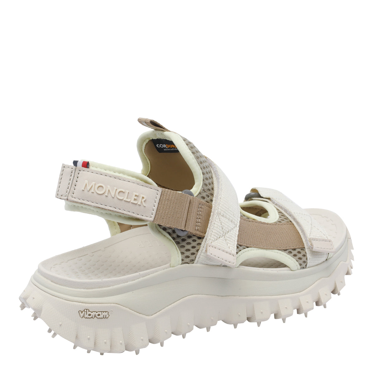 Moncler Sandals Beige Fabric/rubber Sole