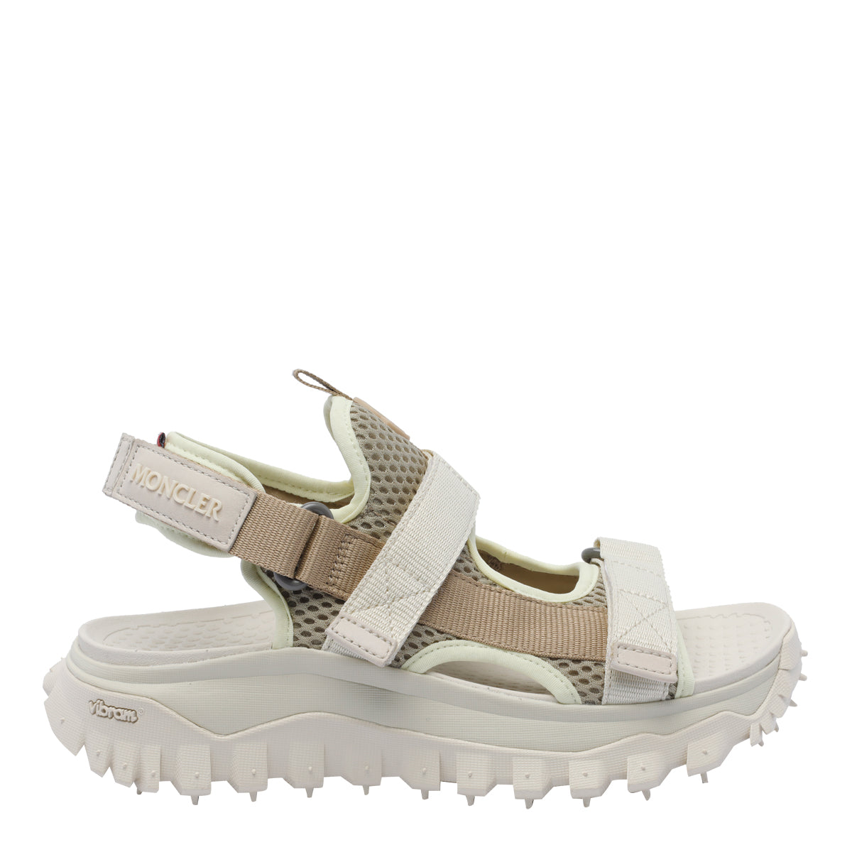 Moncler Sandals Beige Fabric/rubber Sole