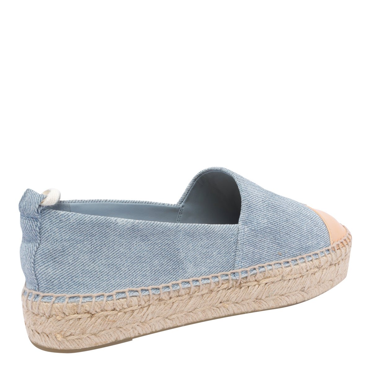 Tory Burch Flat Shoes Blue Calf Leather/rubber Sole