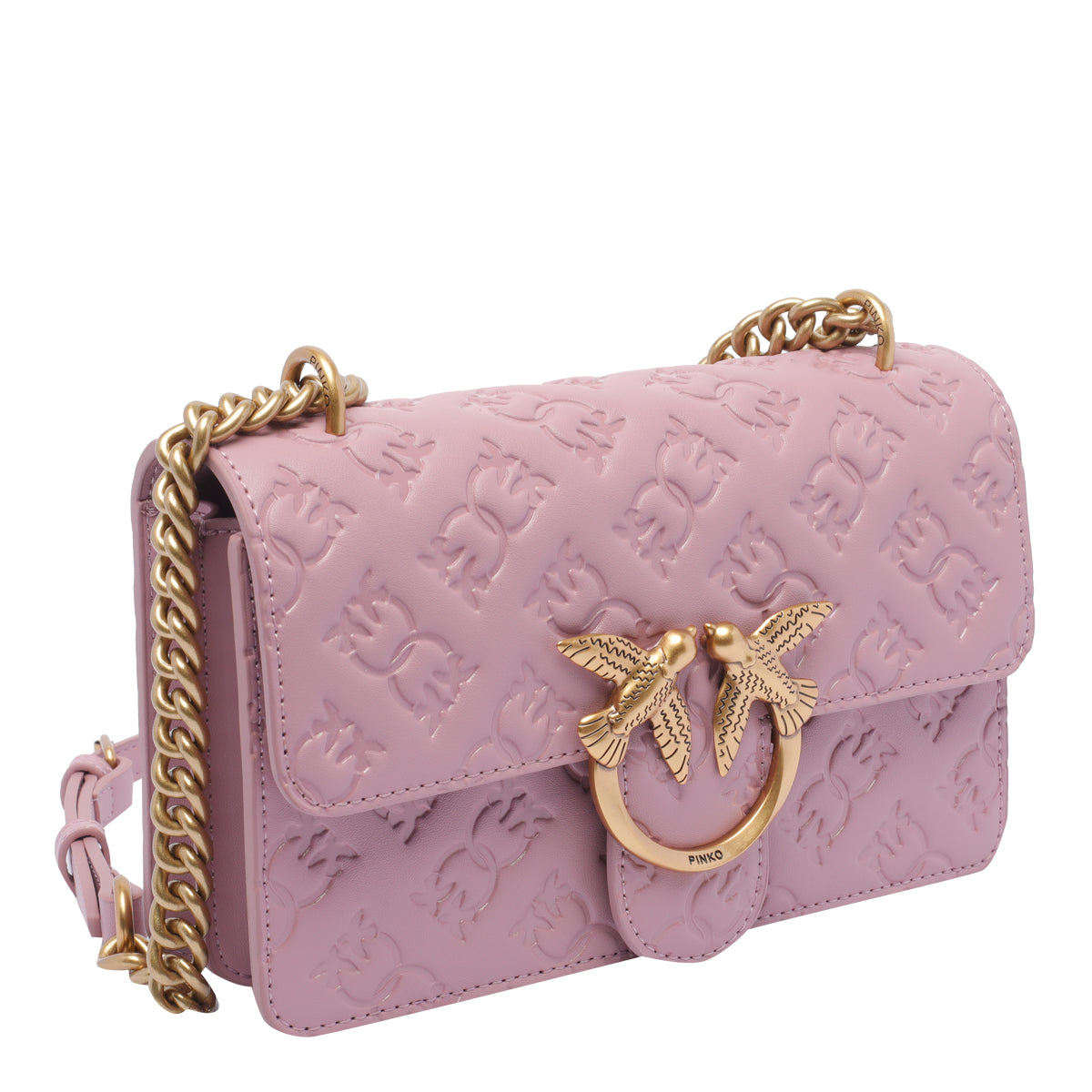 Pinko Bags Purple Calf Leather