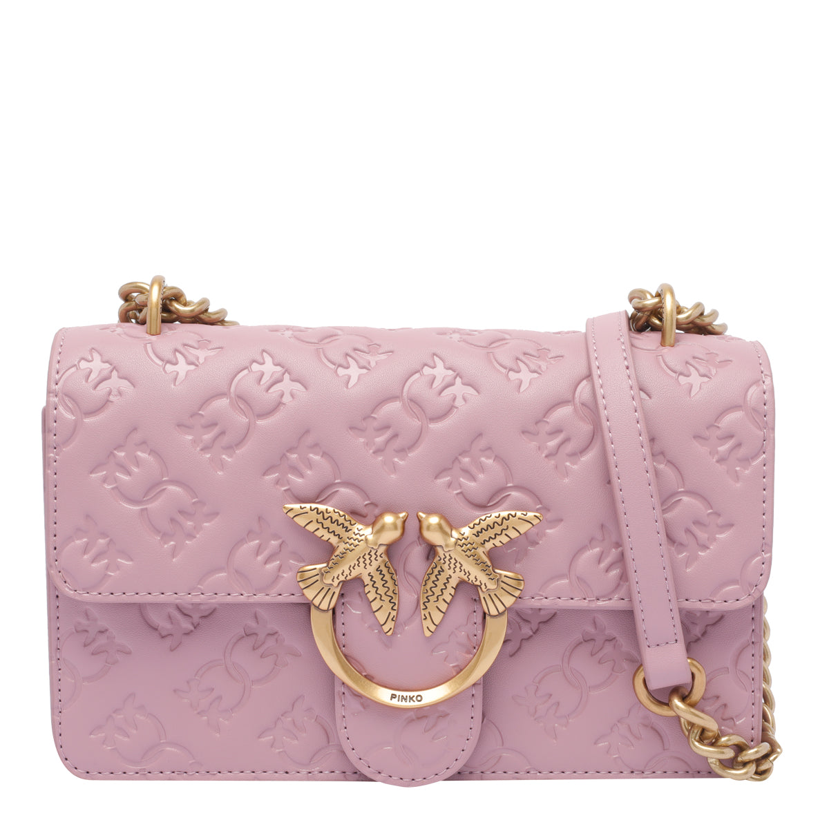Pinko Bags Purple Calf Leather
