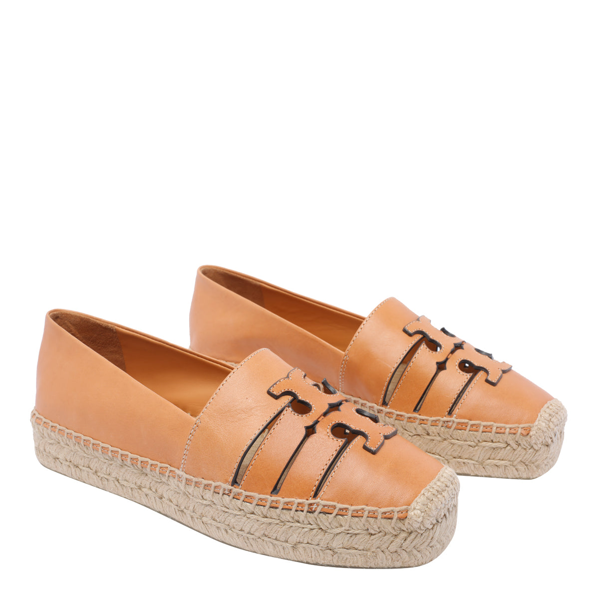 Tory Burch Flat Shoes Brown Calf Leather/rubber Sole