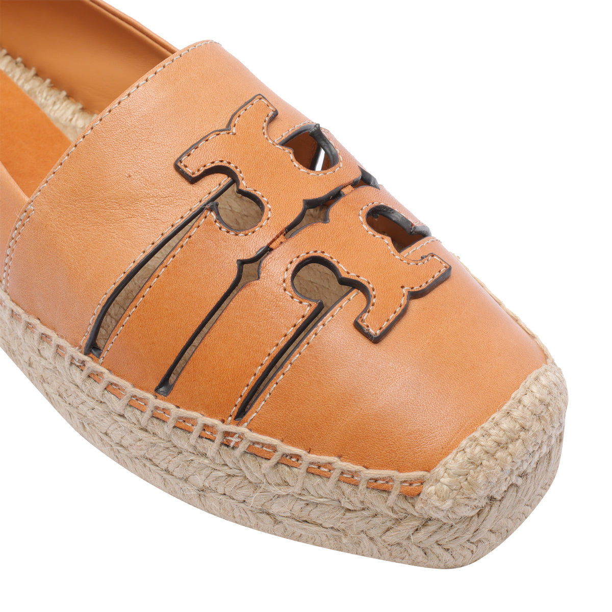 Tory Burch Flat Shoes Brown Calf Leather/rubber Sole